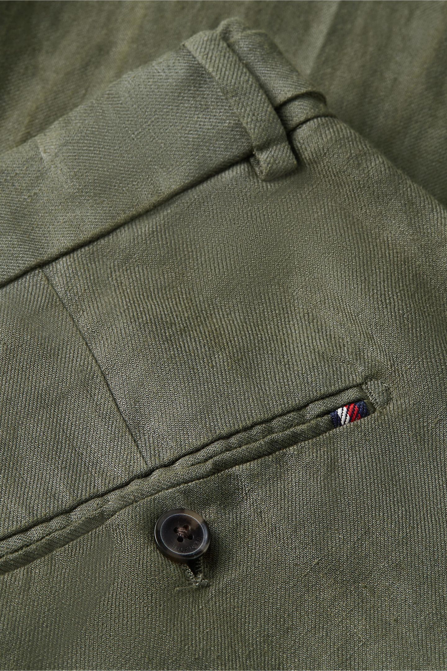 DC GMD LINEN PANTS PLATINUM OLIVE 3