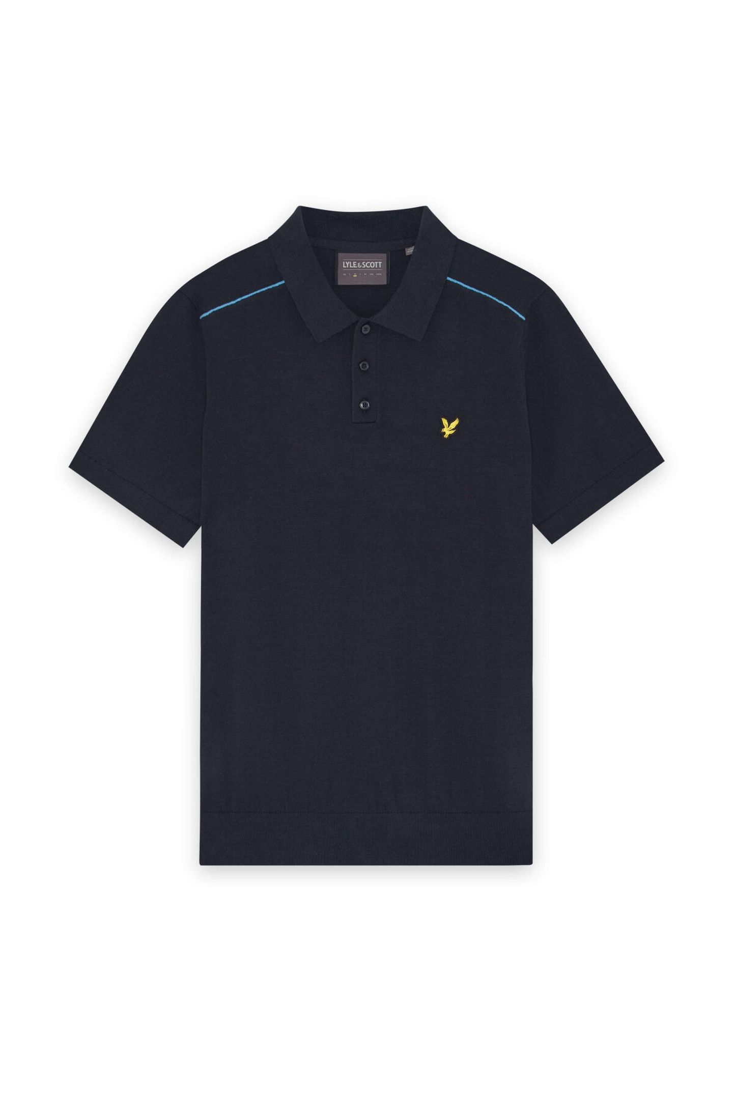 GOLF TIPPED KNITTED POLO DARK NAVY 4