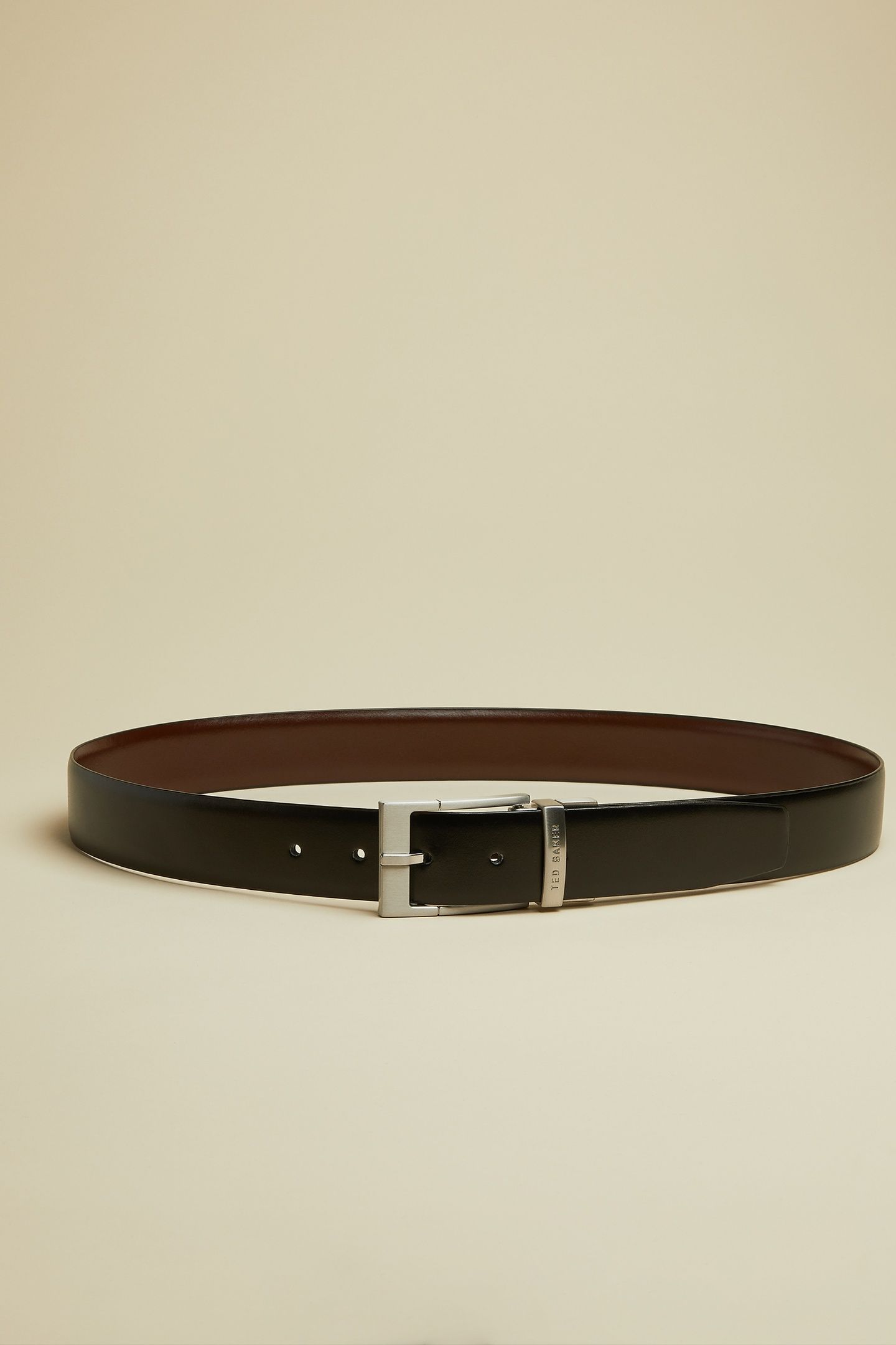CONNARY REVERSIBLE LEATHER BELT BLACK 1