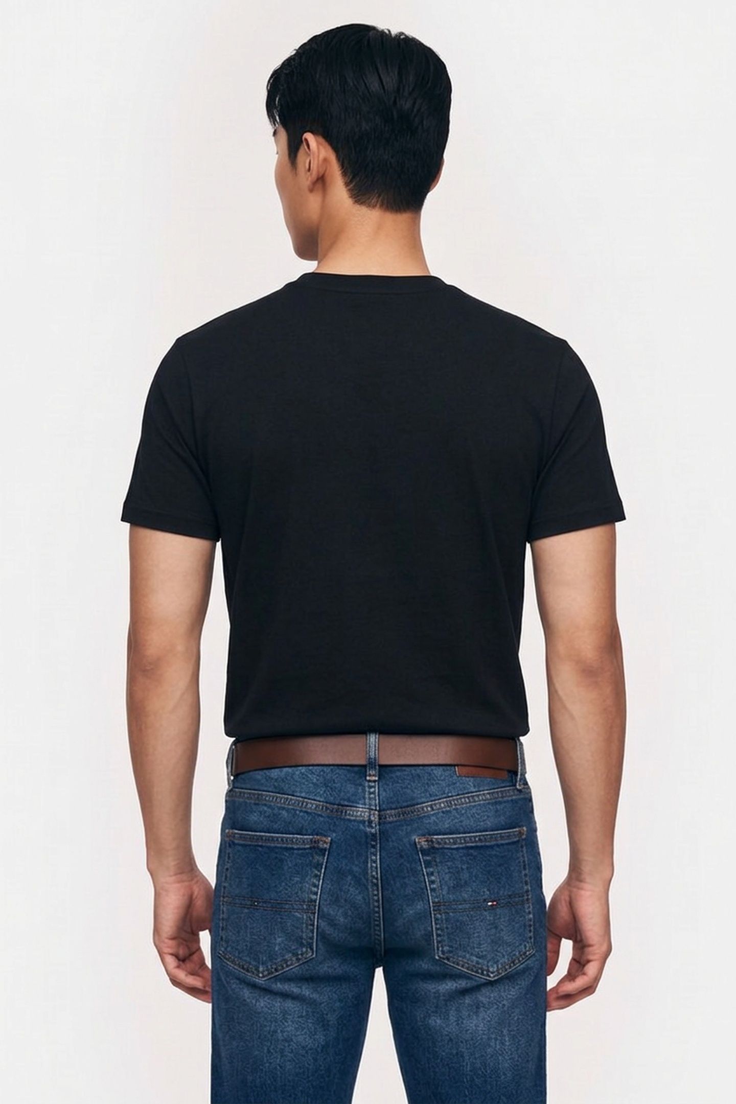 TJM SLIM ESSENTIAL TEE BLACK 2