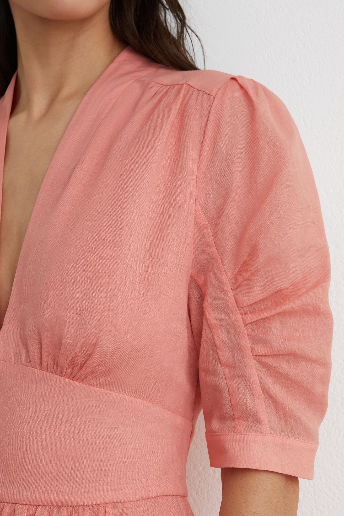 SHORT SLEEVE MIDI DRESS PINK 6