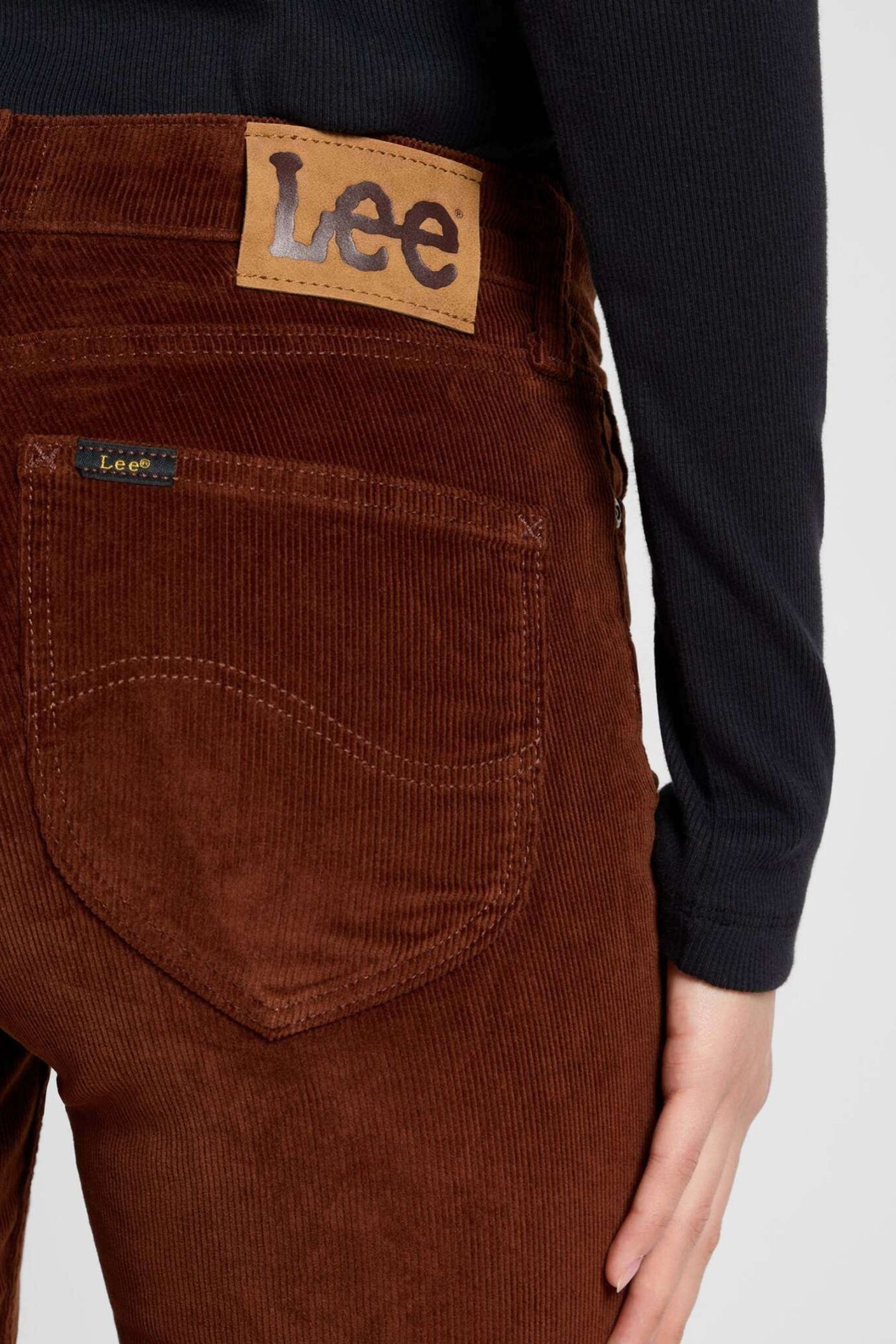 MARION LUXE BROWN STRAIGHT JEANS BROWN 6