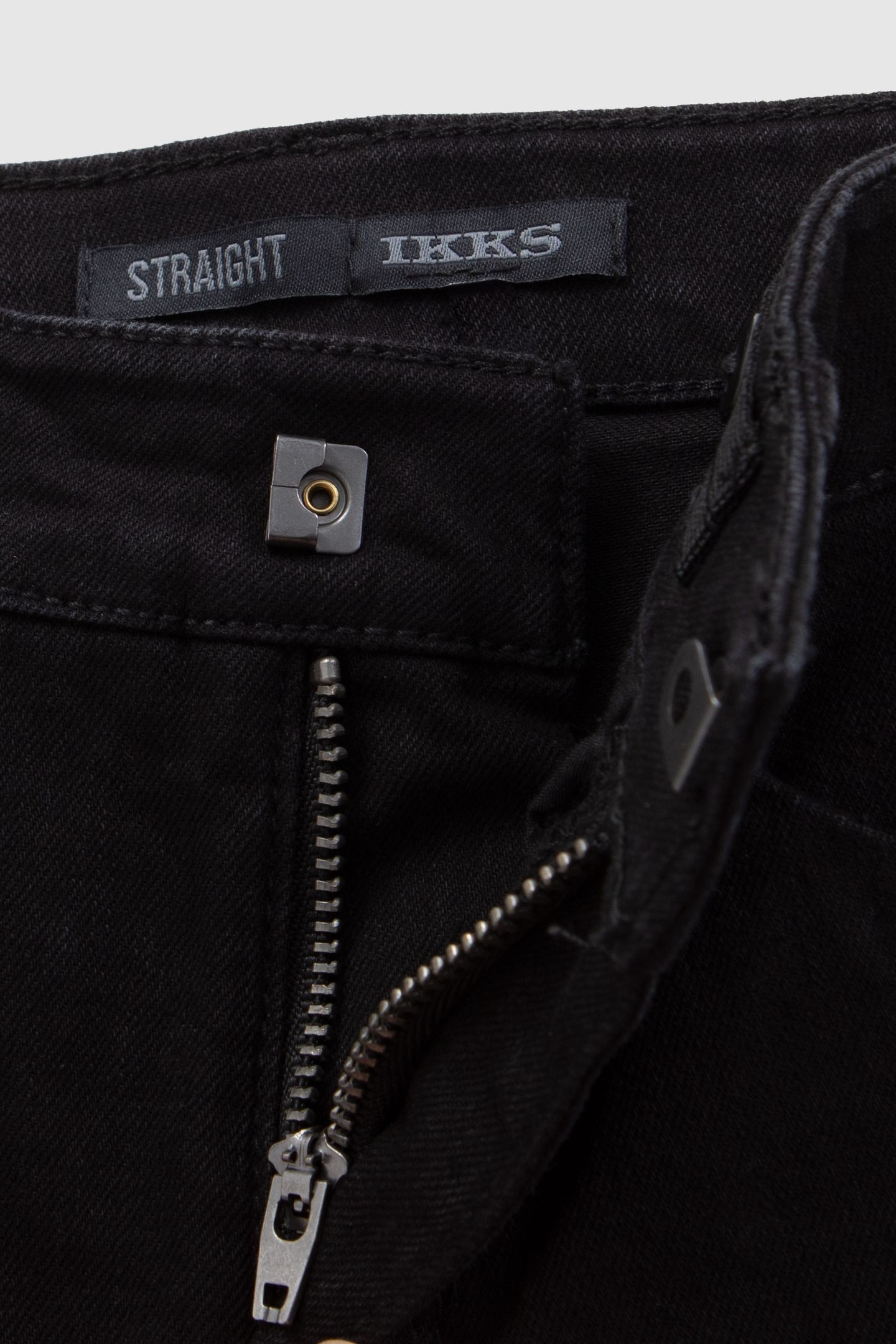 GIRL'S BLACK STUDDED STRAIGHT CARGO JEANS 4