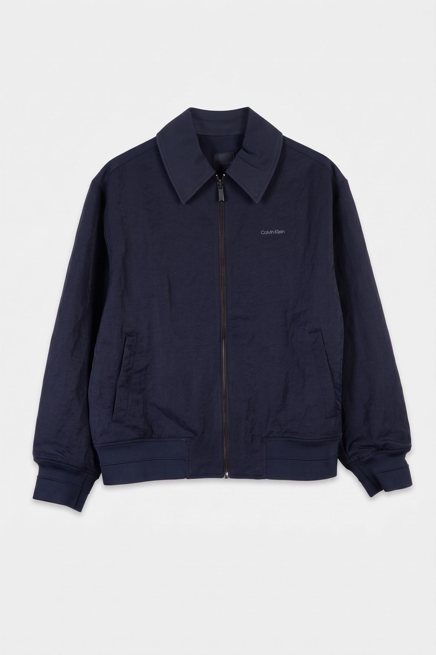 LS NYLON COLLARED JACKET DARK SAPPHIRE 3