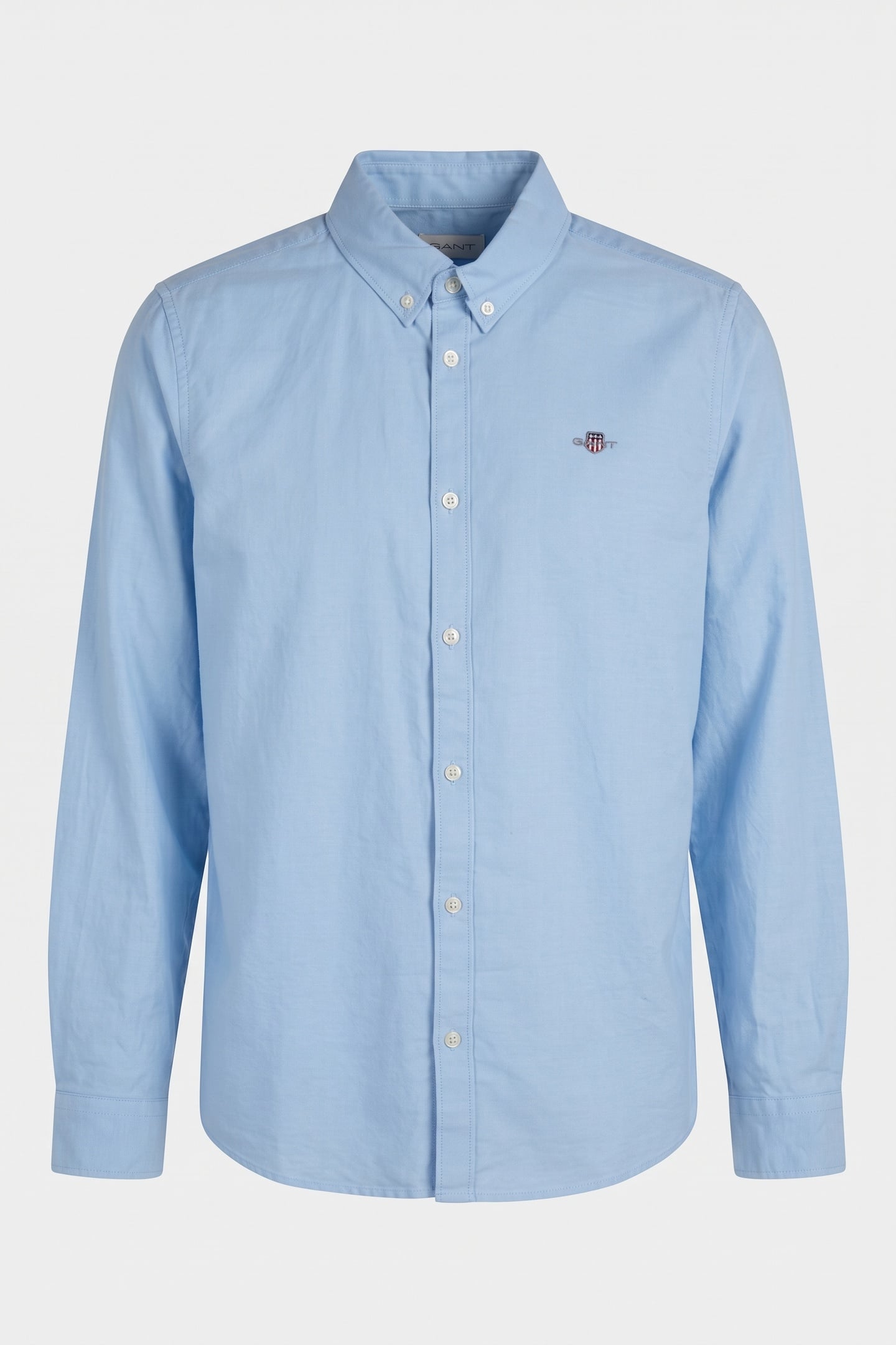 TEEN BOYS SHIELD OXFORD SHIRT SKY BLUE 2