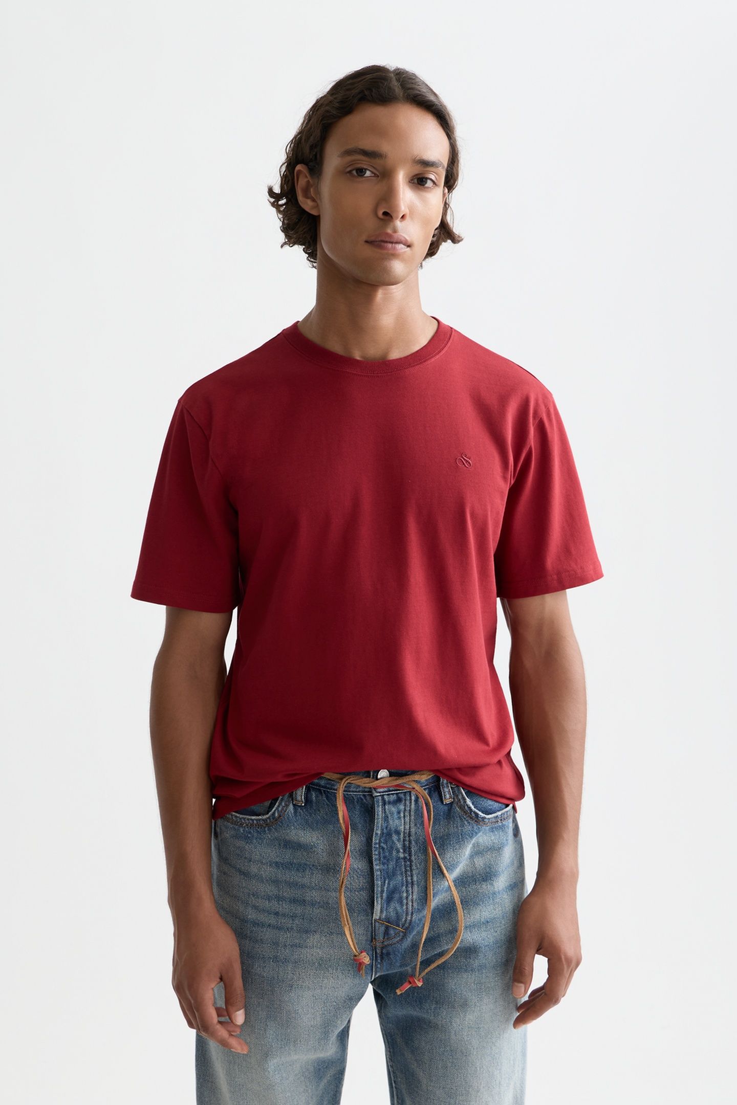 SEASONAL CORE CHEST LOGO REGULAR-FIT T-SHIRT RED 1