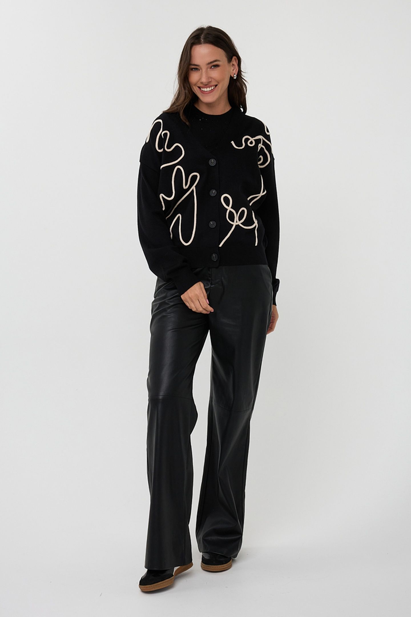 CARDIGAN TAPE PATCH BLACK 1