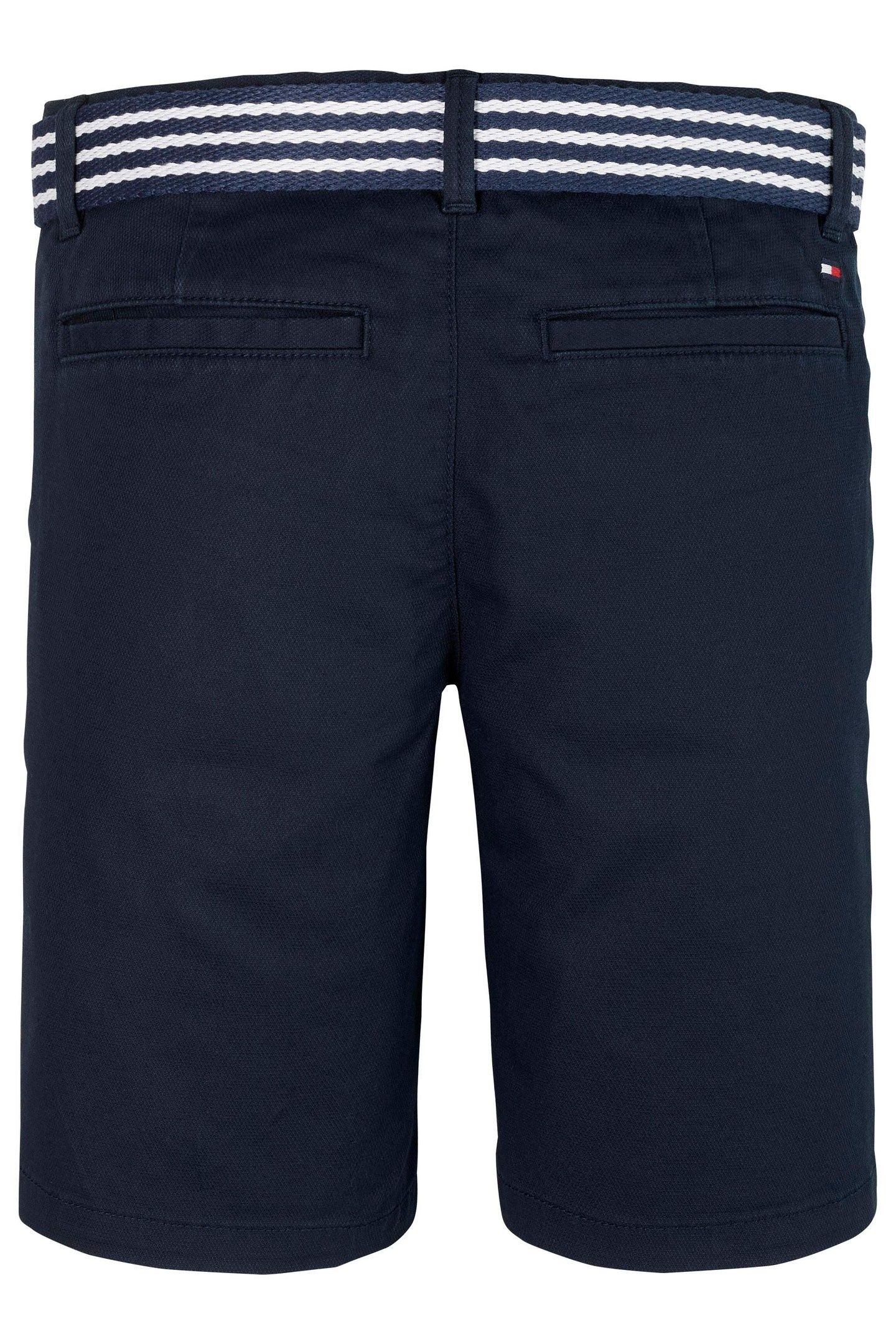 BOYS WOVEN BELTED SHORT DARK NIGHT NAVY 3