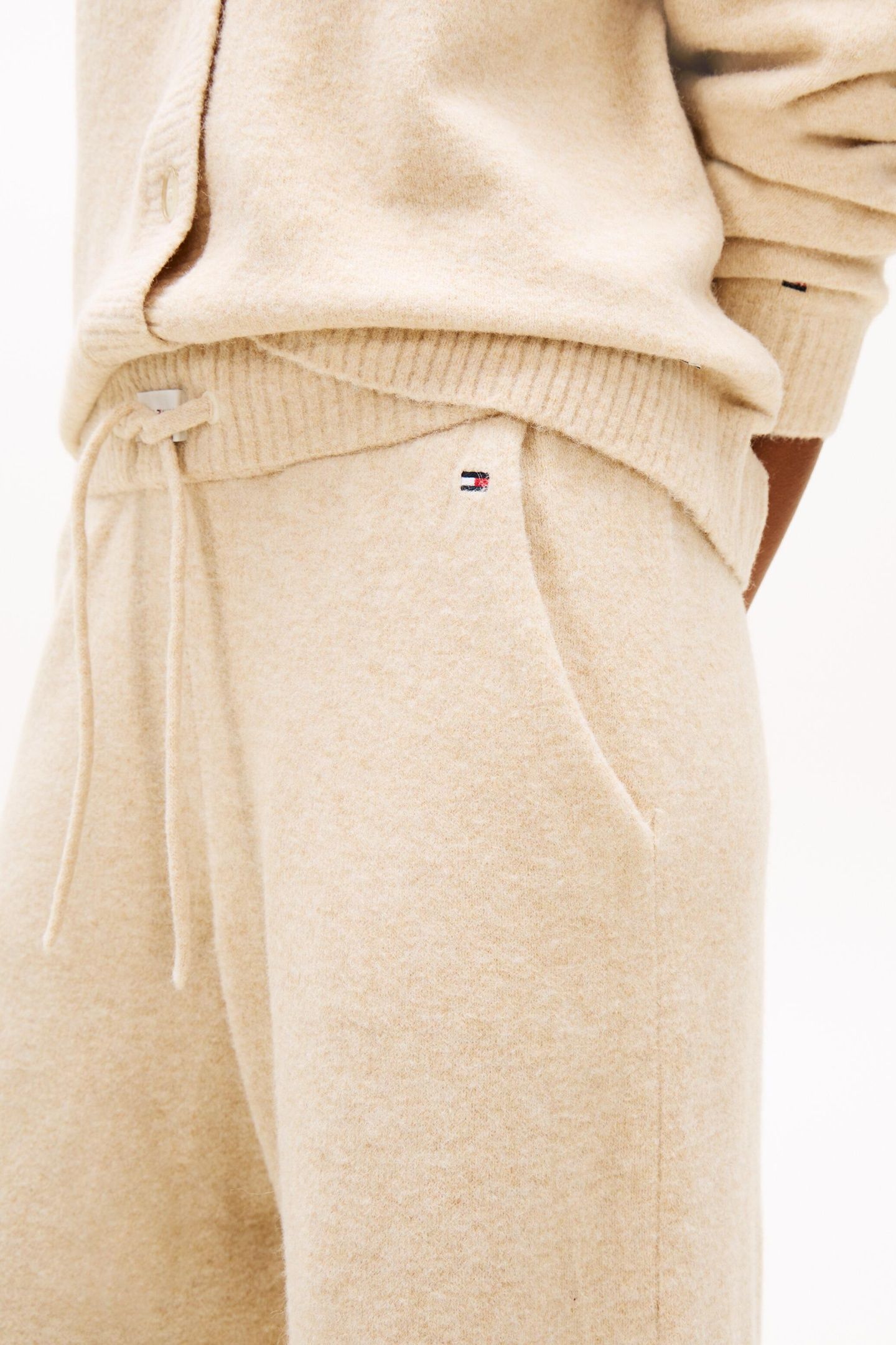 KNIT PANTS HEATHERED OAT 4