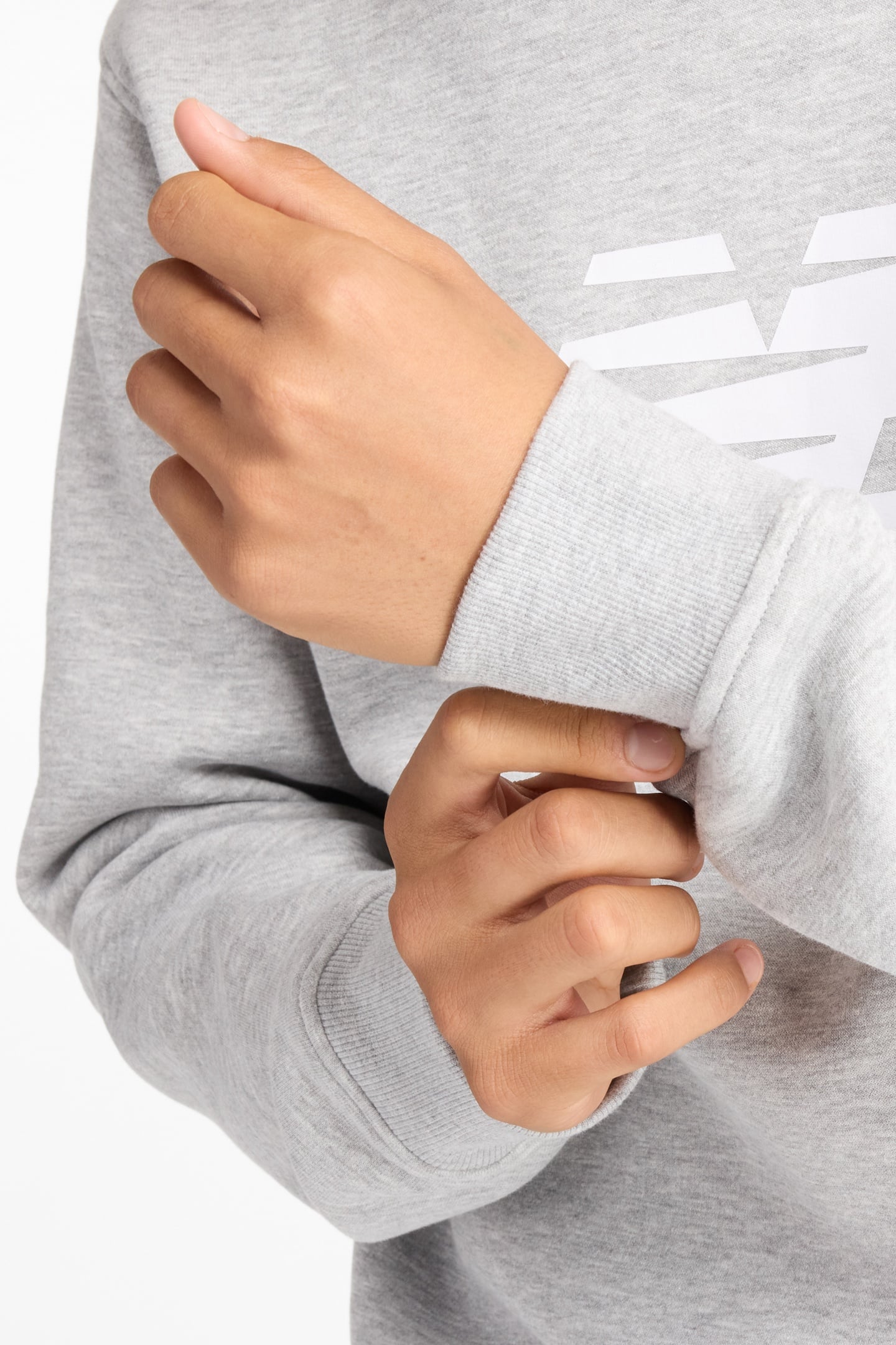 SPORT CORE BRUSHED CREW ATHLETIC GRE 4