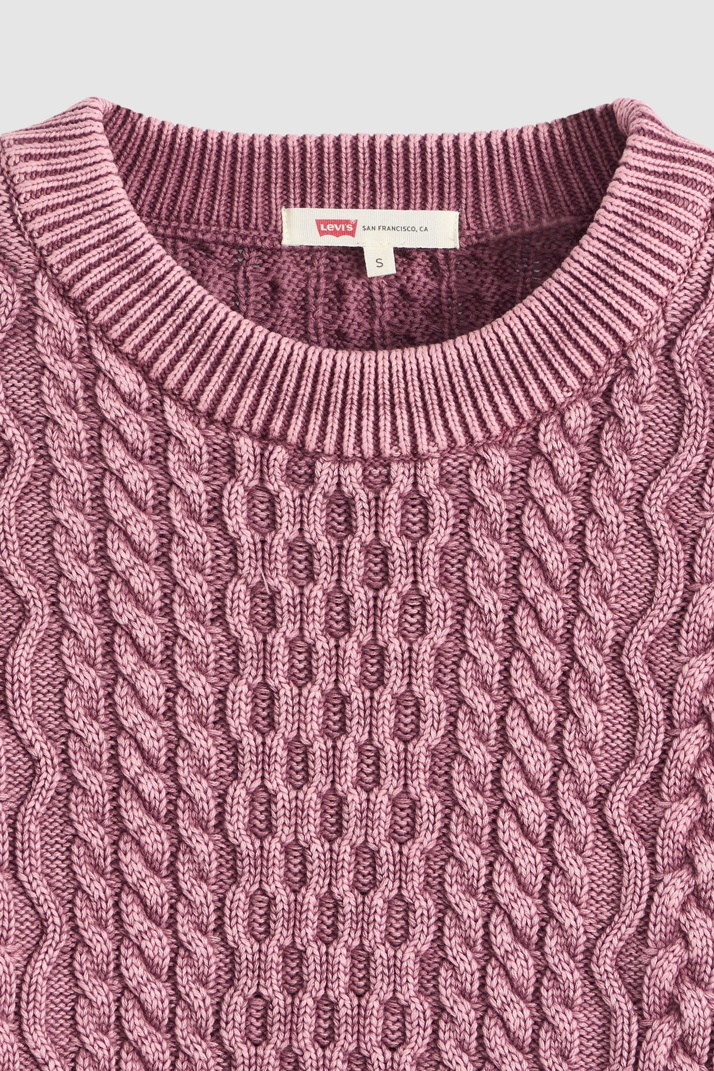 LEILAH CABLE CREWNECK SWEATER 6