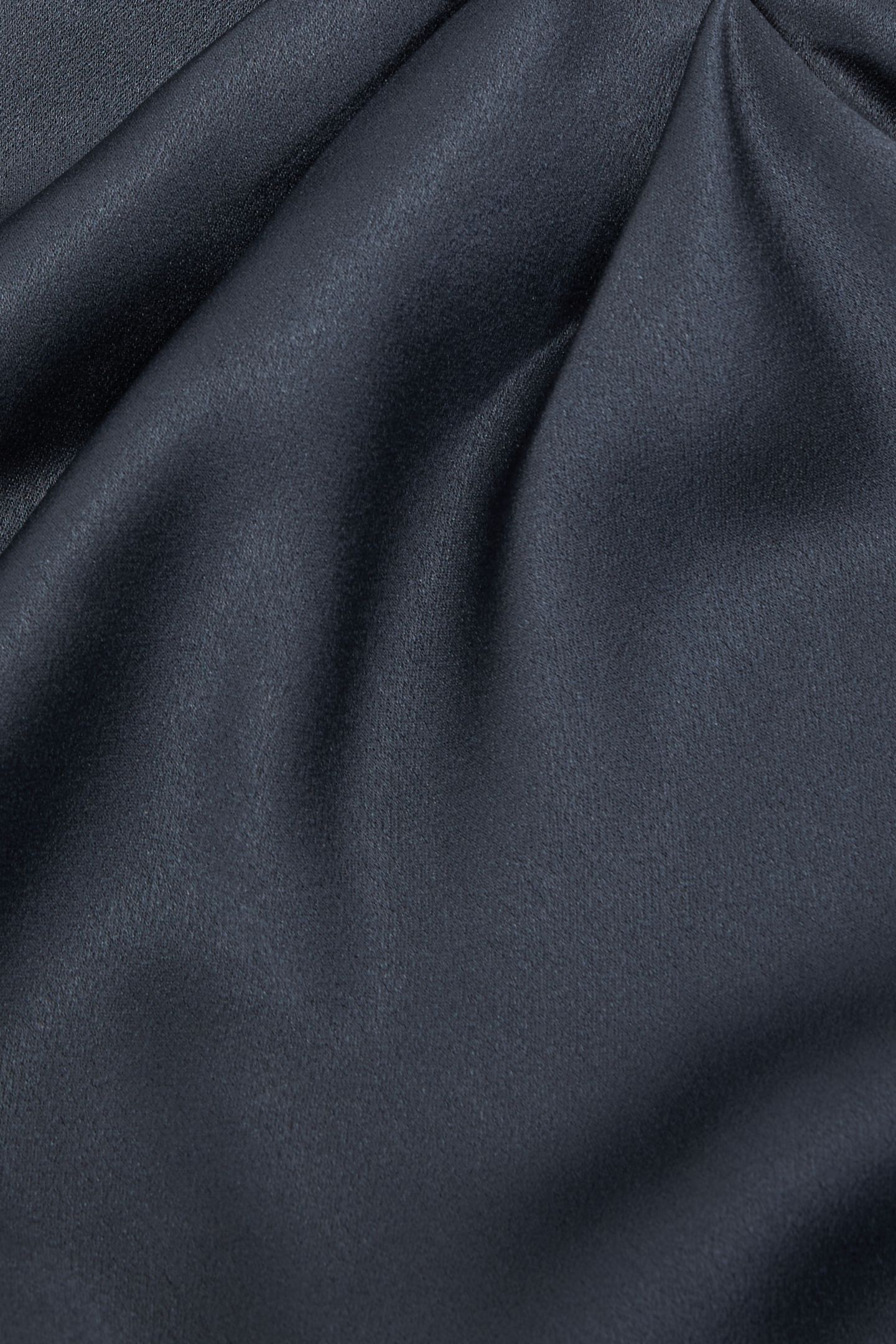 SATIN DRAPE DETAIL MIDI DRESS SLATE GREY 6