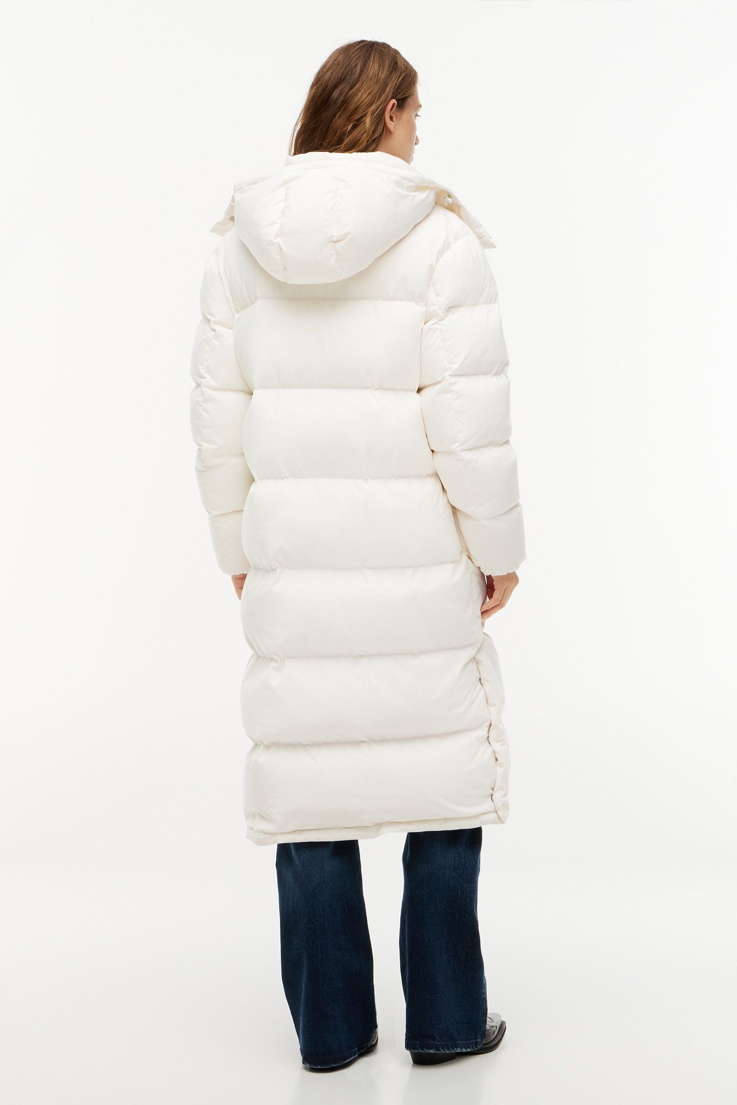 ALASKA LONG PUFFER COAT WHITE 2