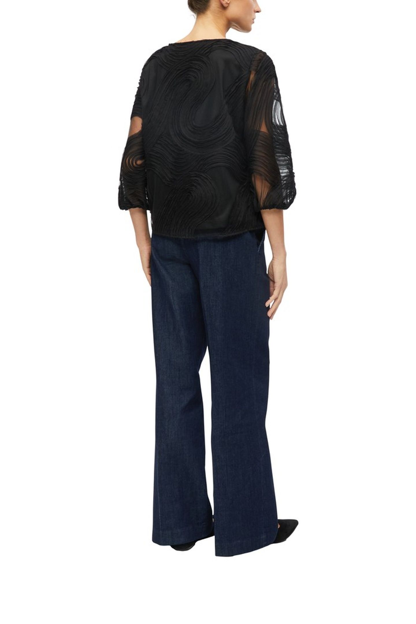 S.OLIVER BLOUSES BLACK 2