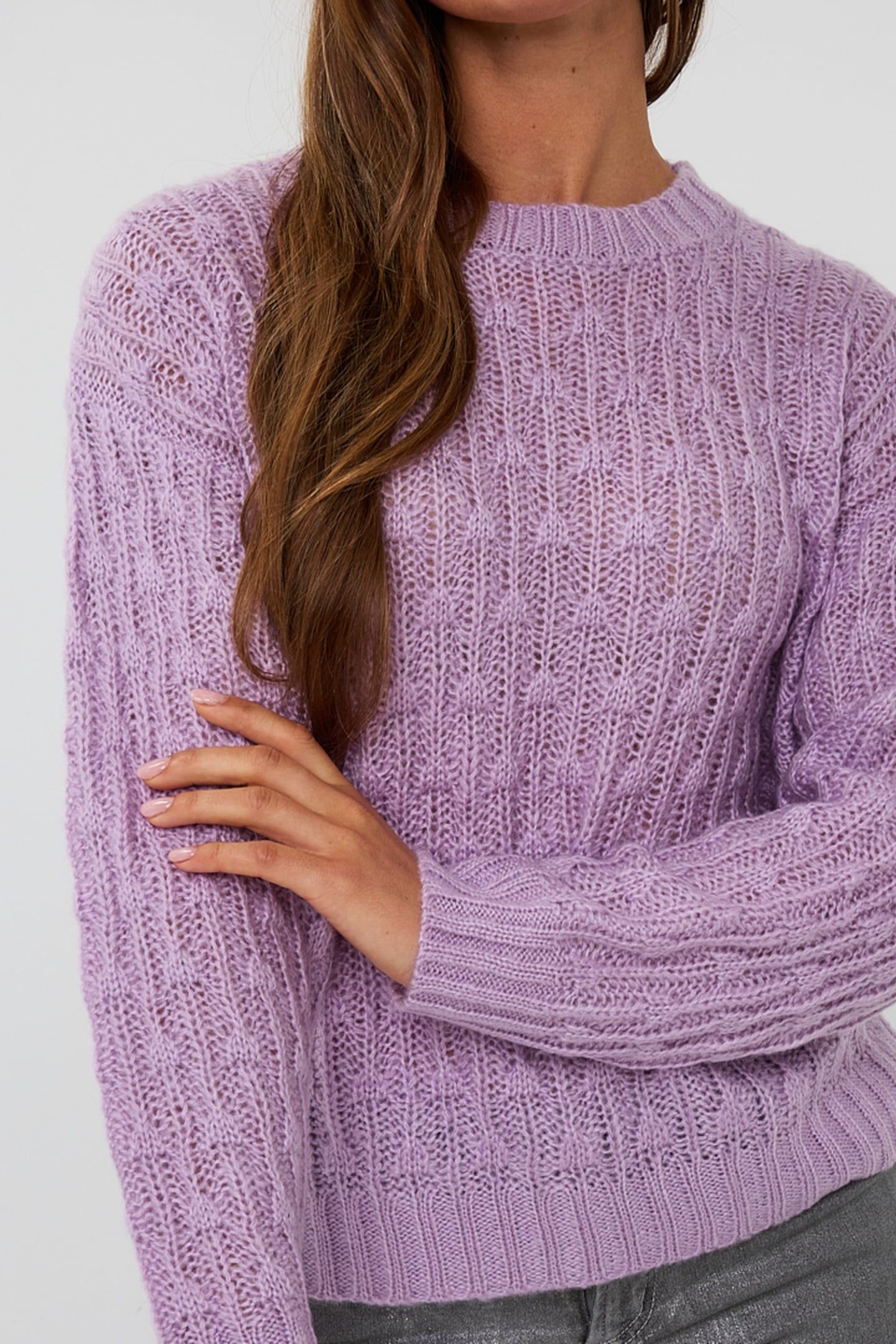 SWEATER AJOUR LIGHT VIOLET 8