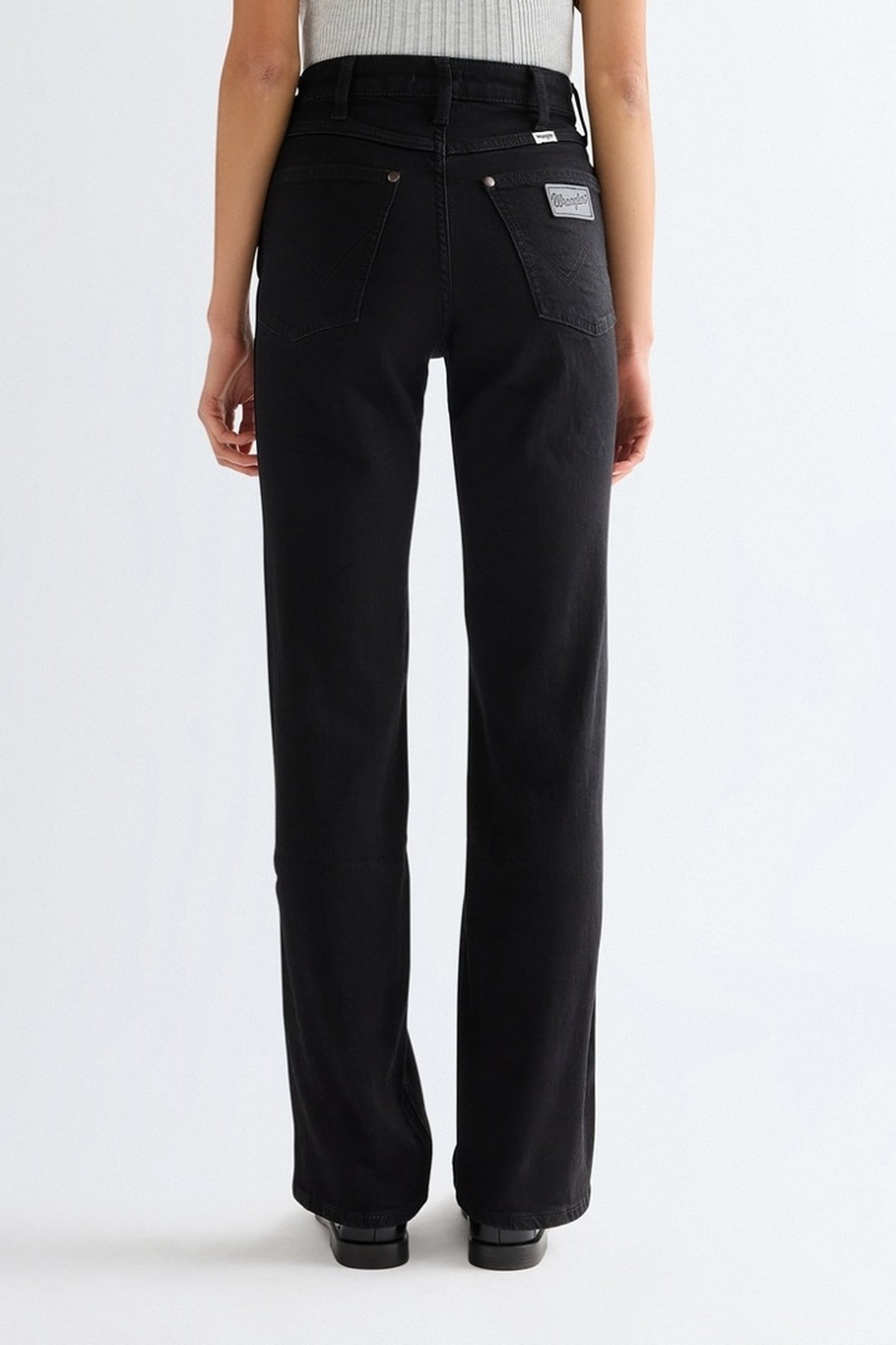 STRAIGHT BLACK JEANS DENIM BLACK 2