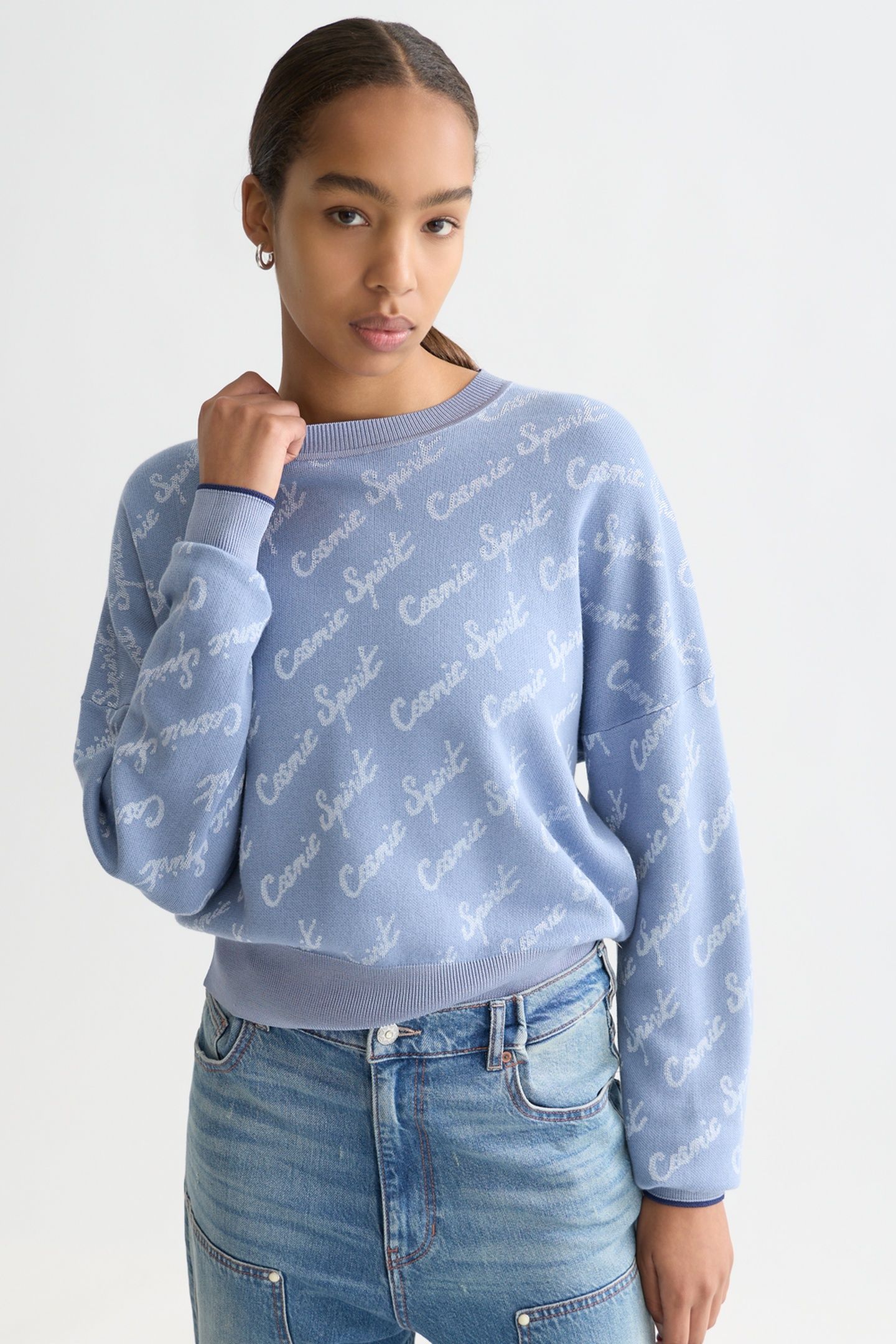 JACQUARD RELAXED PULLOVER INFINITY 6