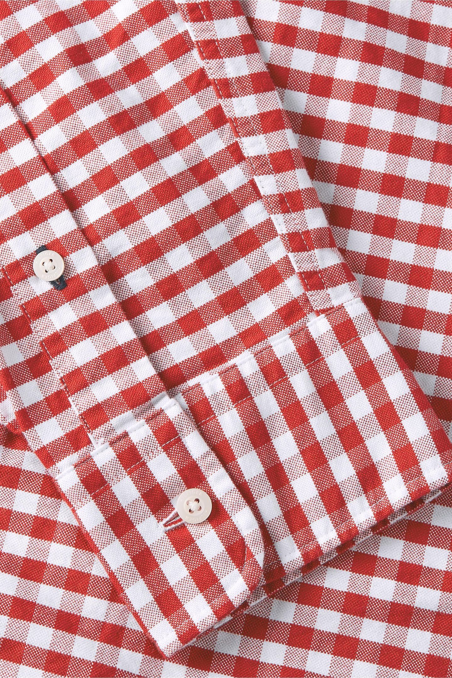 HERITAGE OXFORD SHIRT MEDIUM RED/CHECK 4