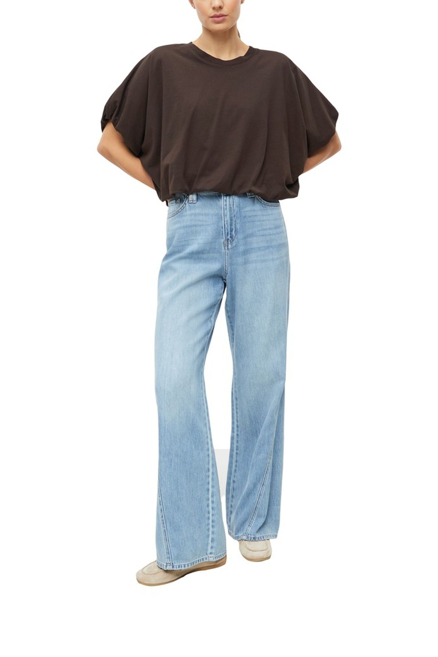 S.OLIVER T-SHIRTS BROWN 2