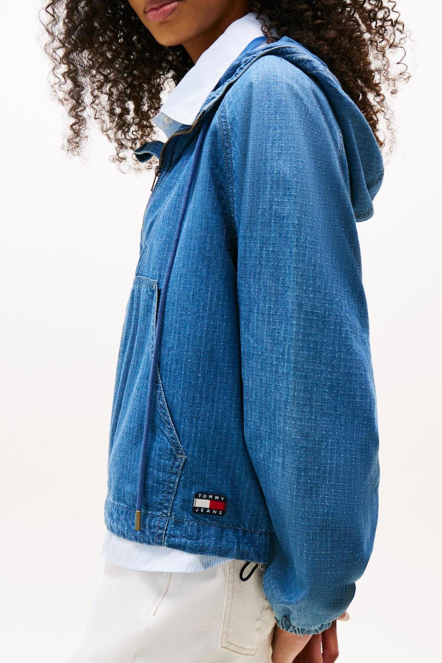 ZIP THROUGH RIPSTOP DENIM DARK 4