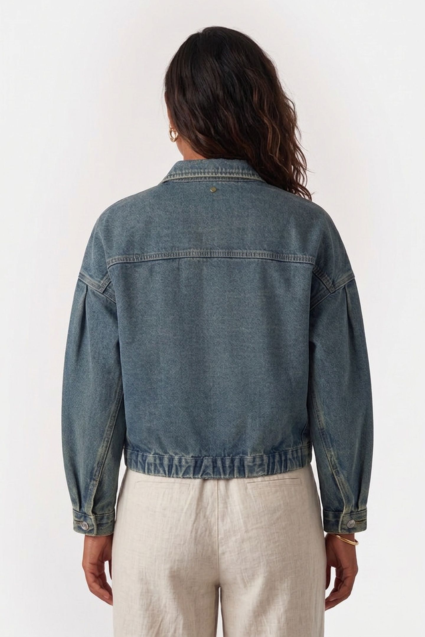 SASHA DNM JACKET POLAR BLUE 4