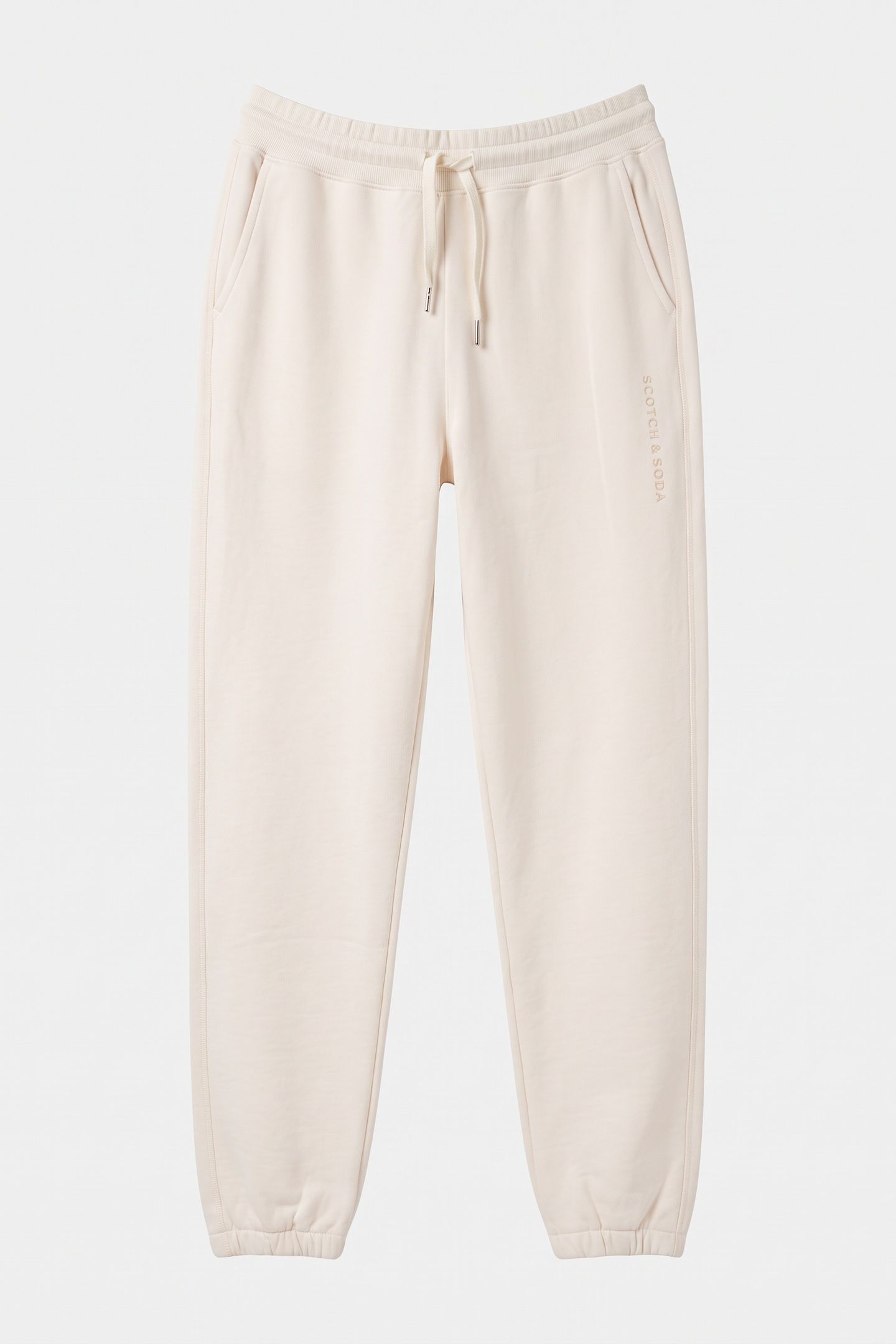 FLATLOCK RELAXED JOGGER PANTS OFF WHITE 3