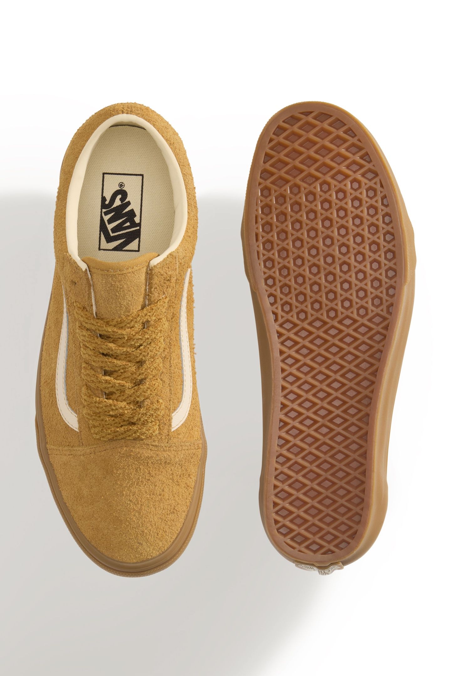 UNISEX OLD SKOOL HAIRY SUEDE BROWN 6