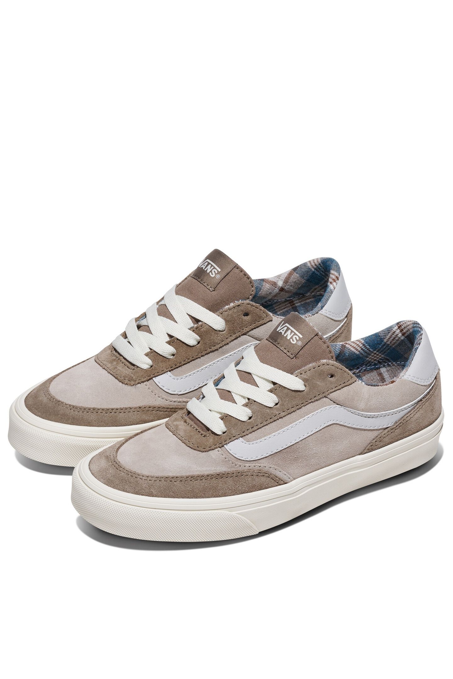 BROOKLYN LS OUTDOOR PLAID WARM TAUPE 2