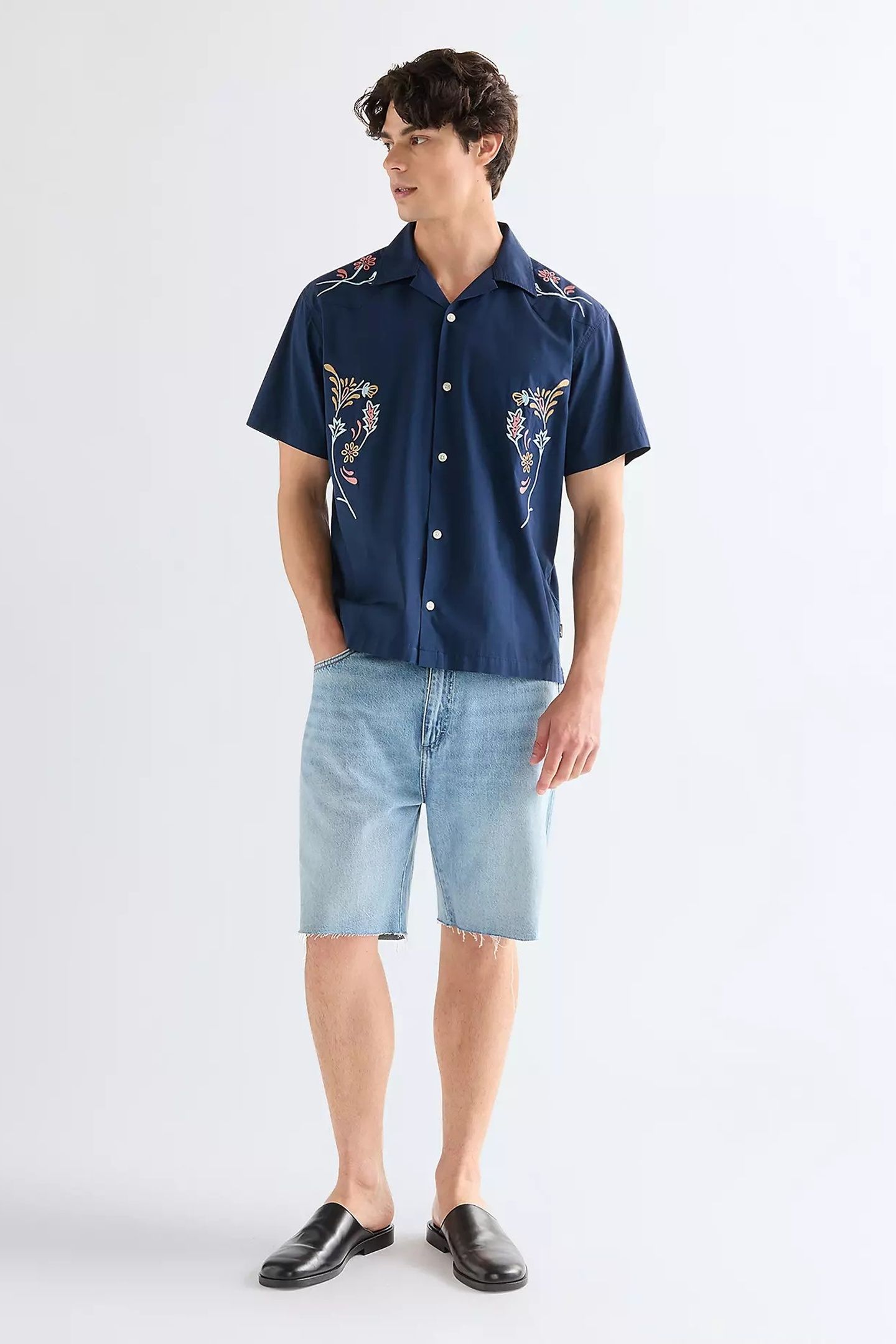 COWBOY SHORTS DAWN DENIM BLUE 3