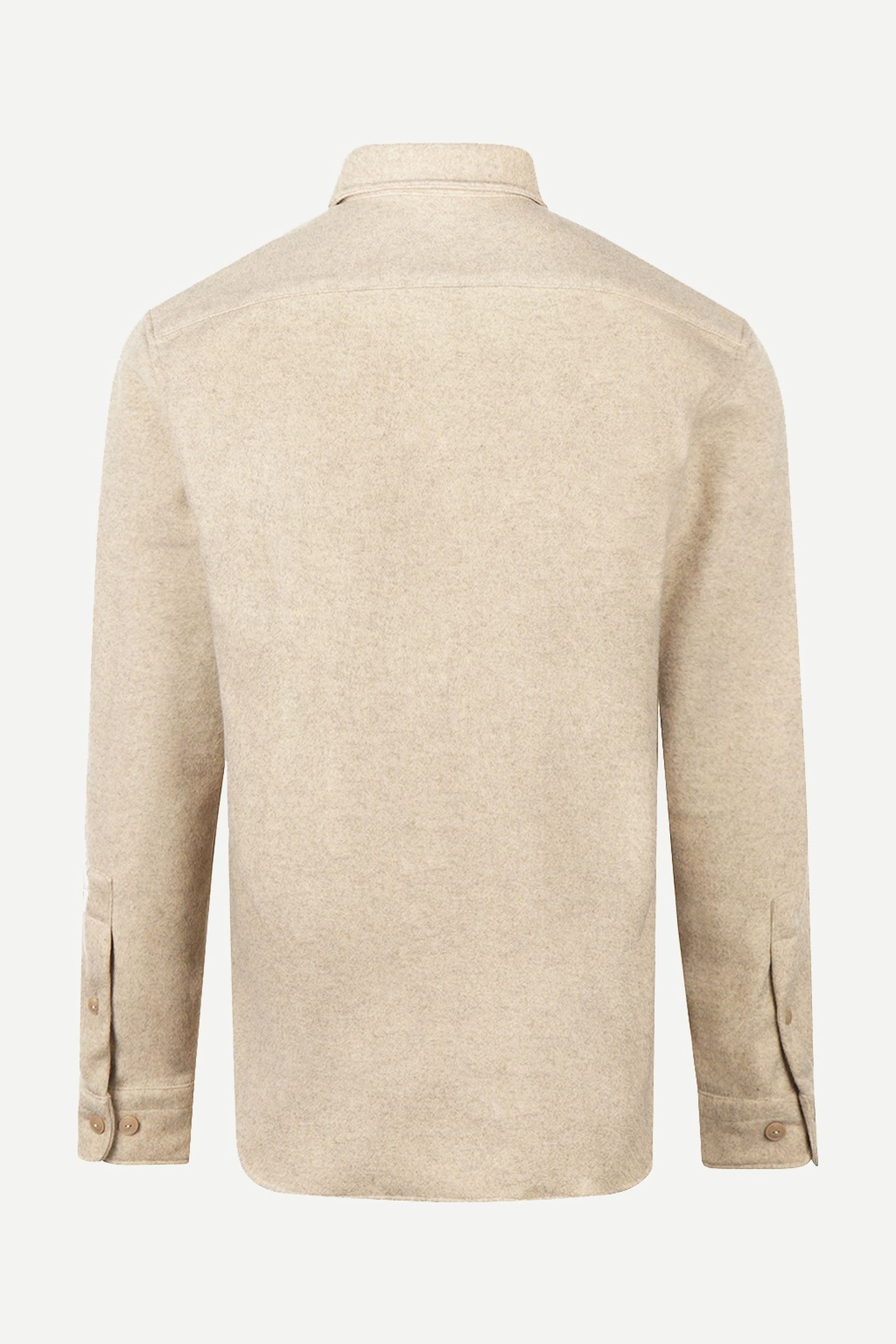 WOOL LOOK OVERSHIRT SAND 4