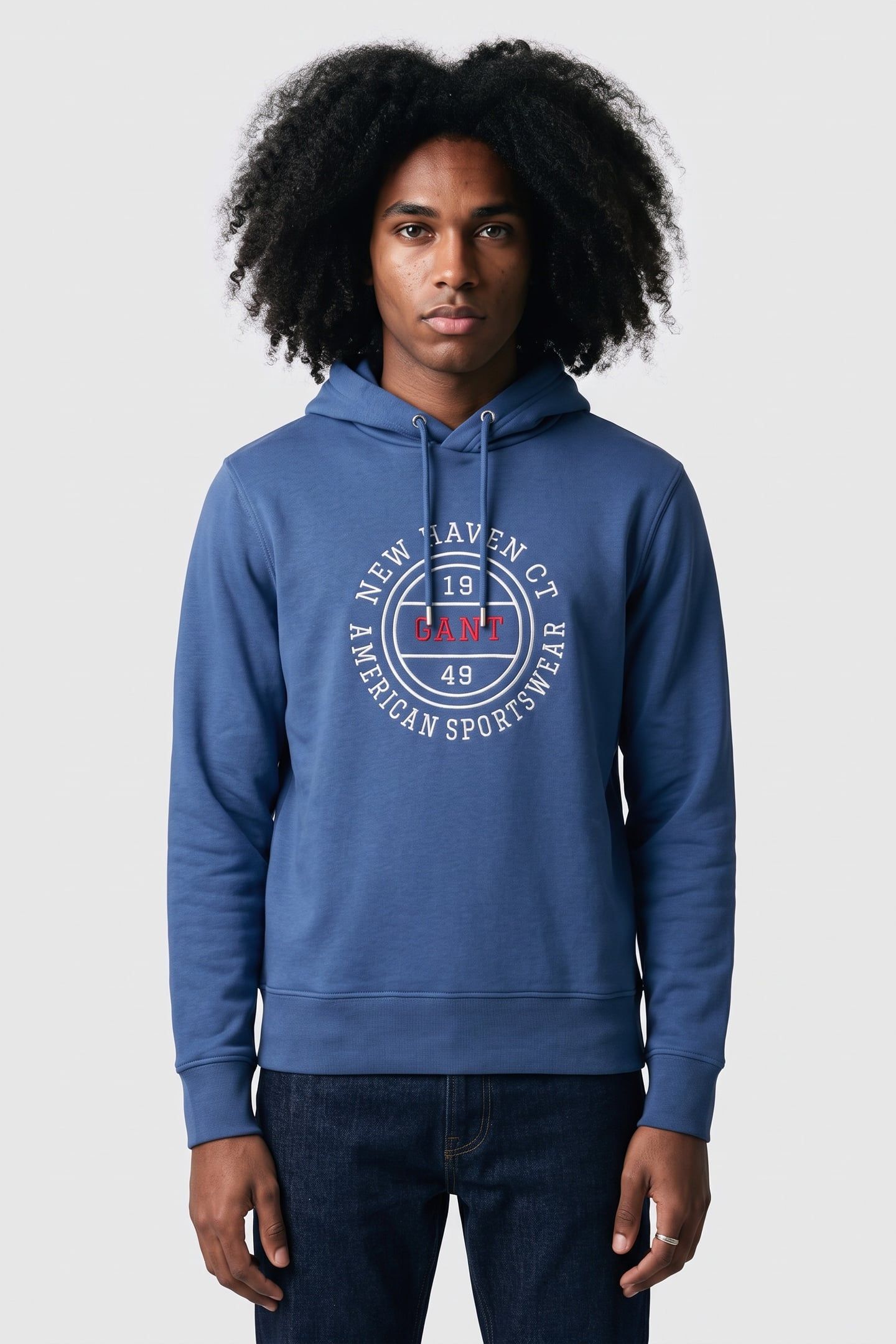 GRAPHIC HOODIE VINTAGE BLUE 1
