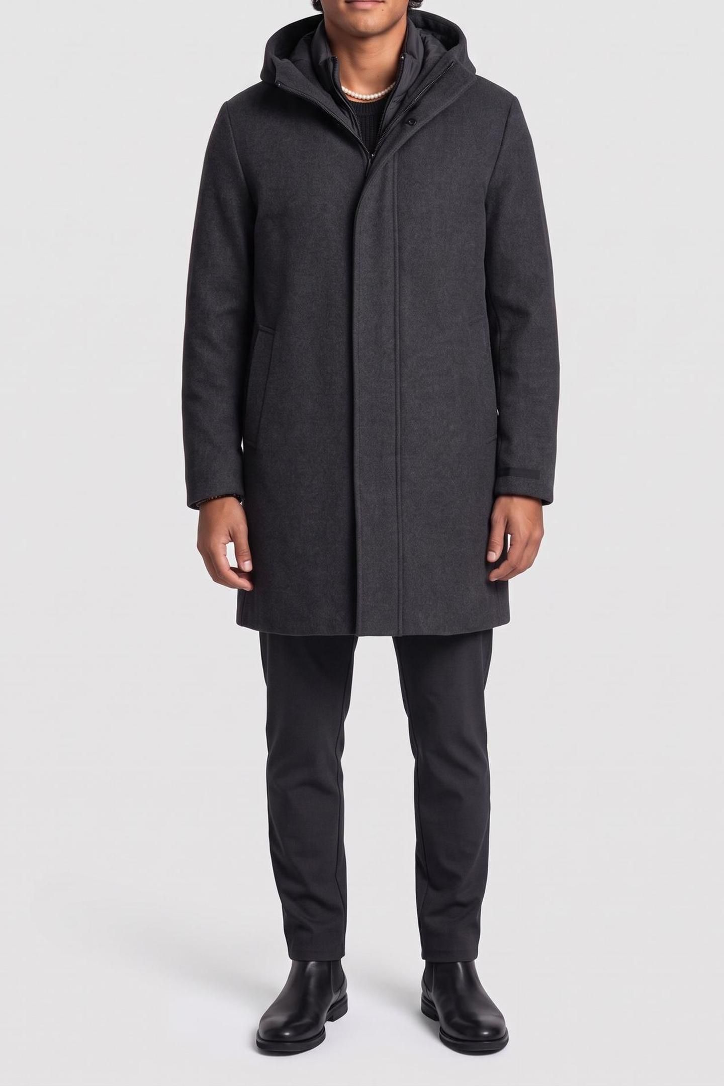 EROSALF JACKET DARK GREY MELANGE 1