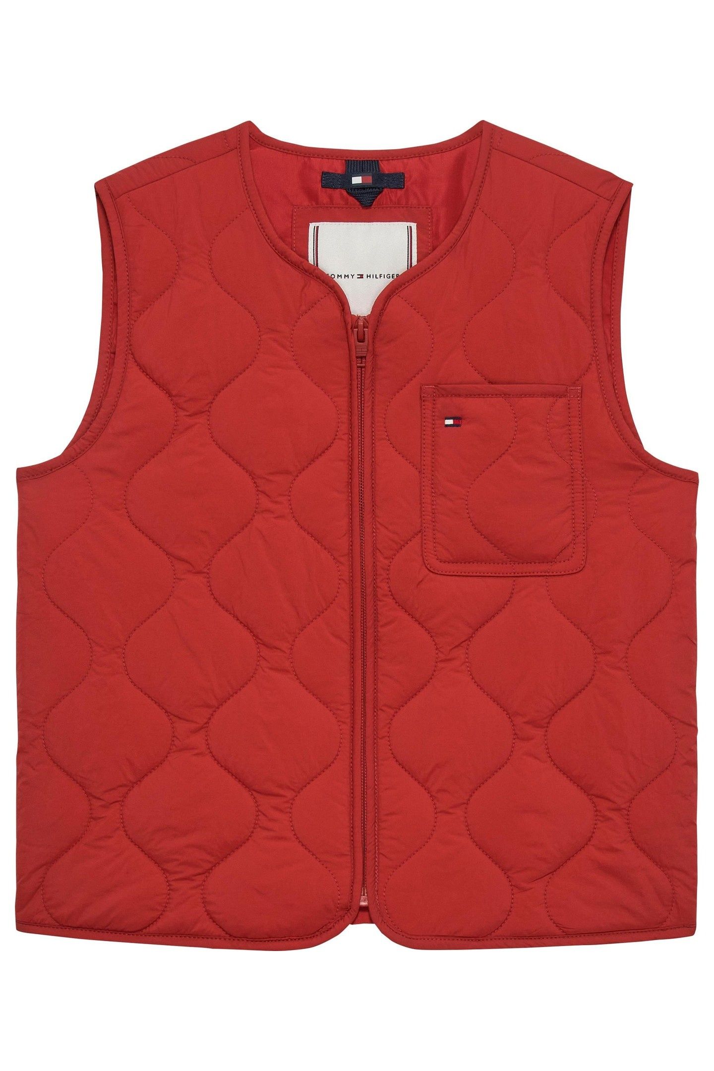 UNISEX QUILTED LIGHTWEIGHT TERRACOTTA RED 2