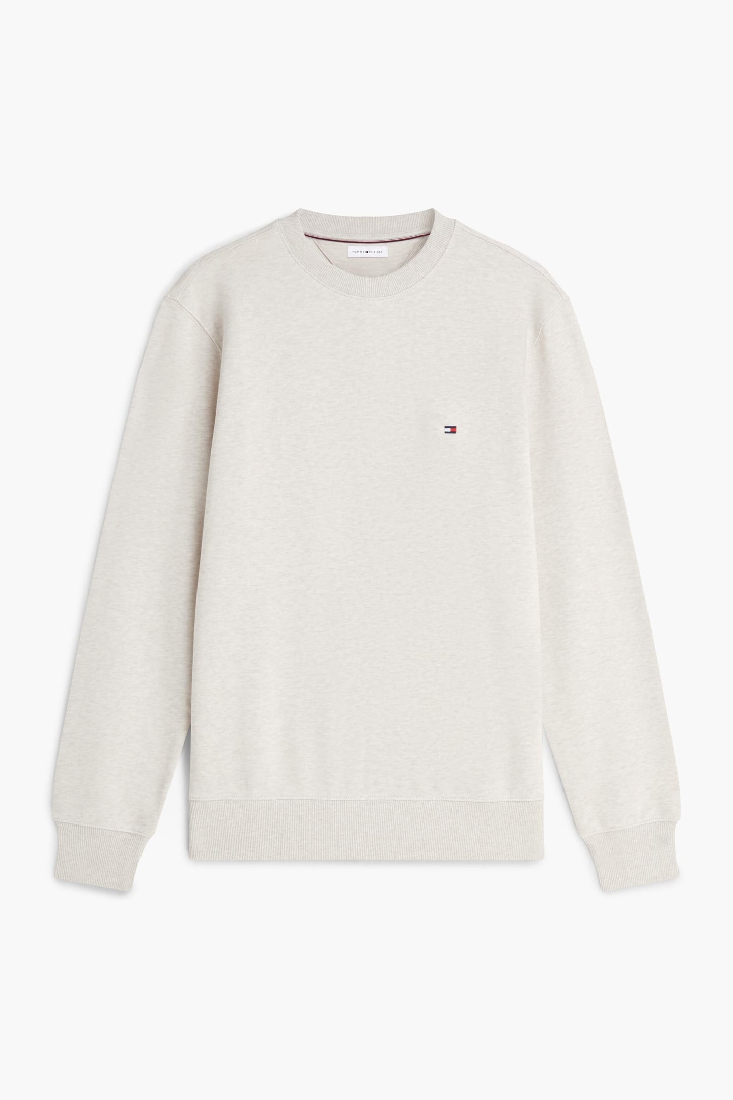 ESSENTIAL TERRY CREW HEATHERED OATMILK 4