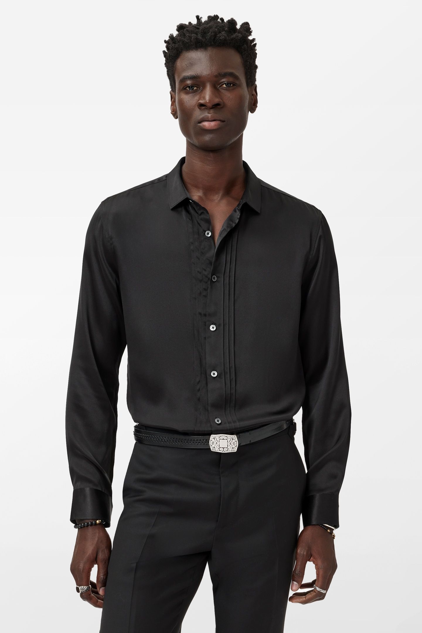 ALBANY SHIRT BLACK 1