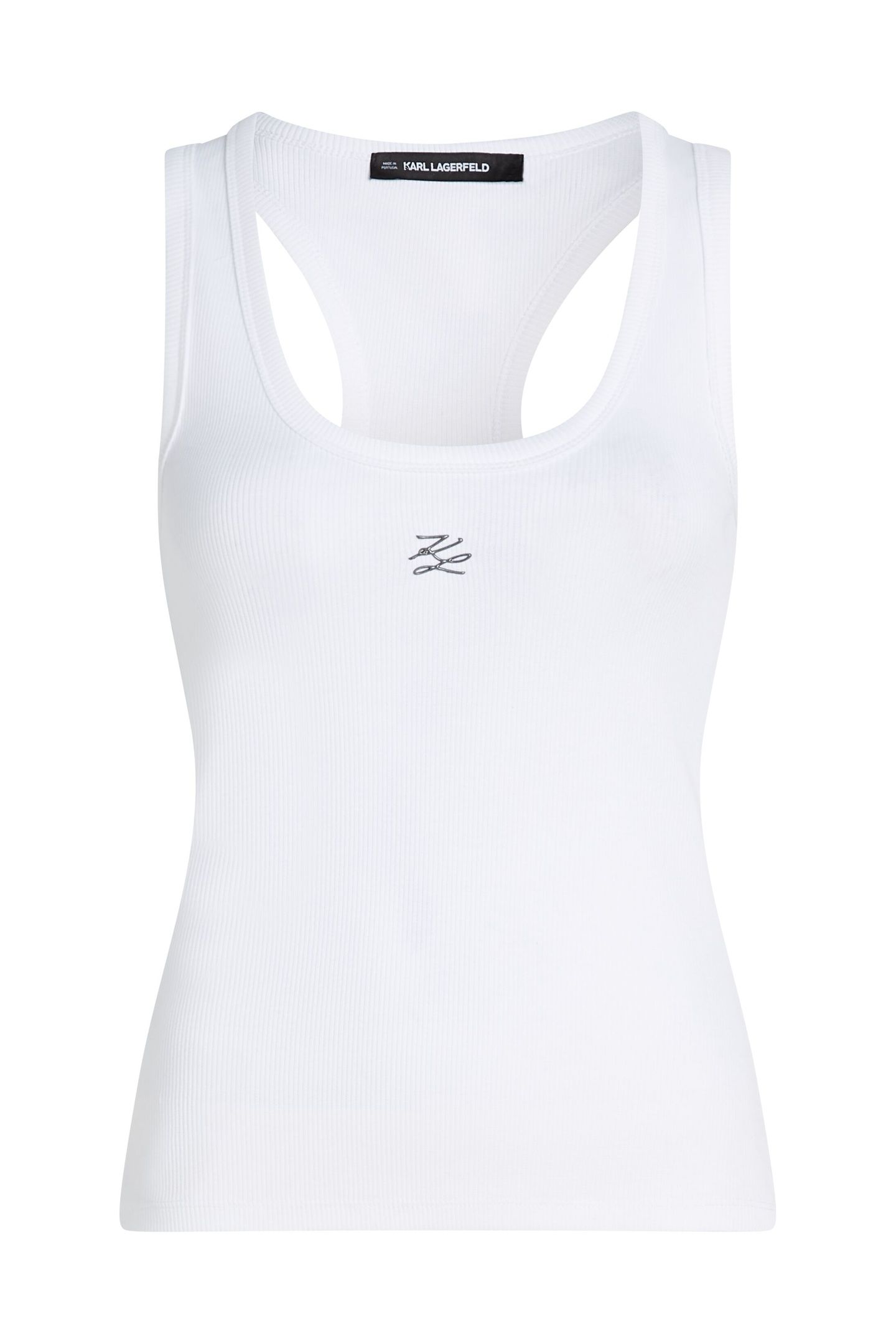 RIBBED TANK TOP WHITE 4