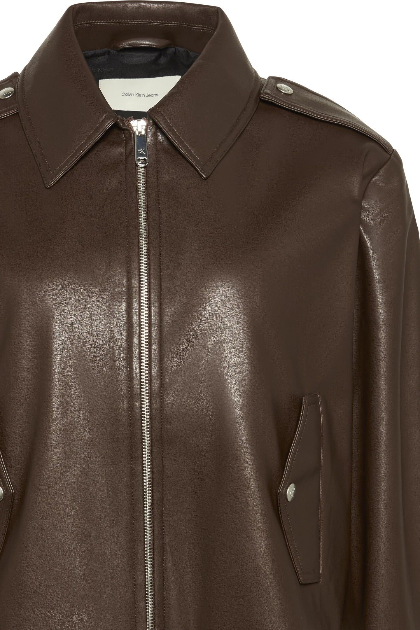 LEATHER MOTO JACKET RICH BROWN 3