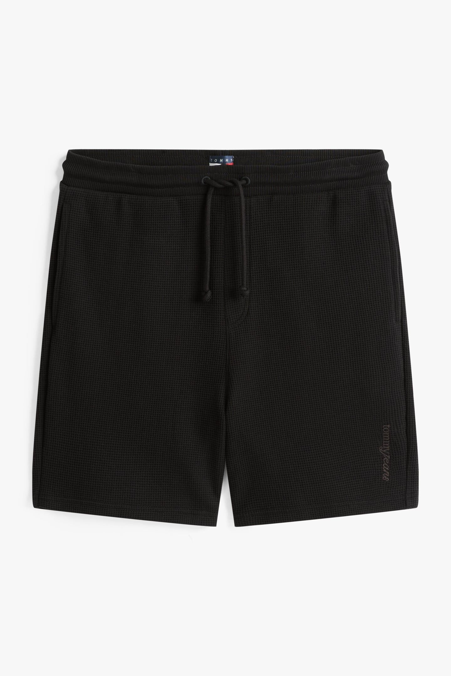 TJM RELAXED WAFFLE SCRIP BLACK 4