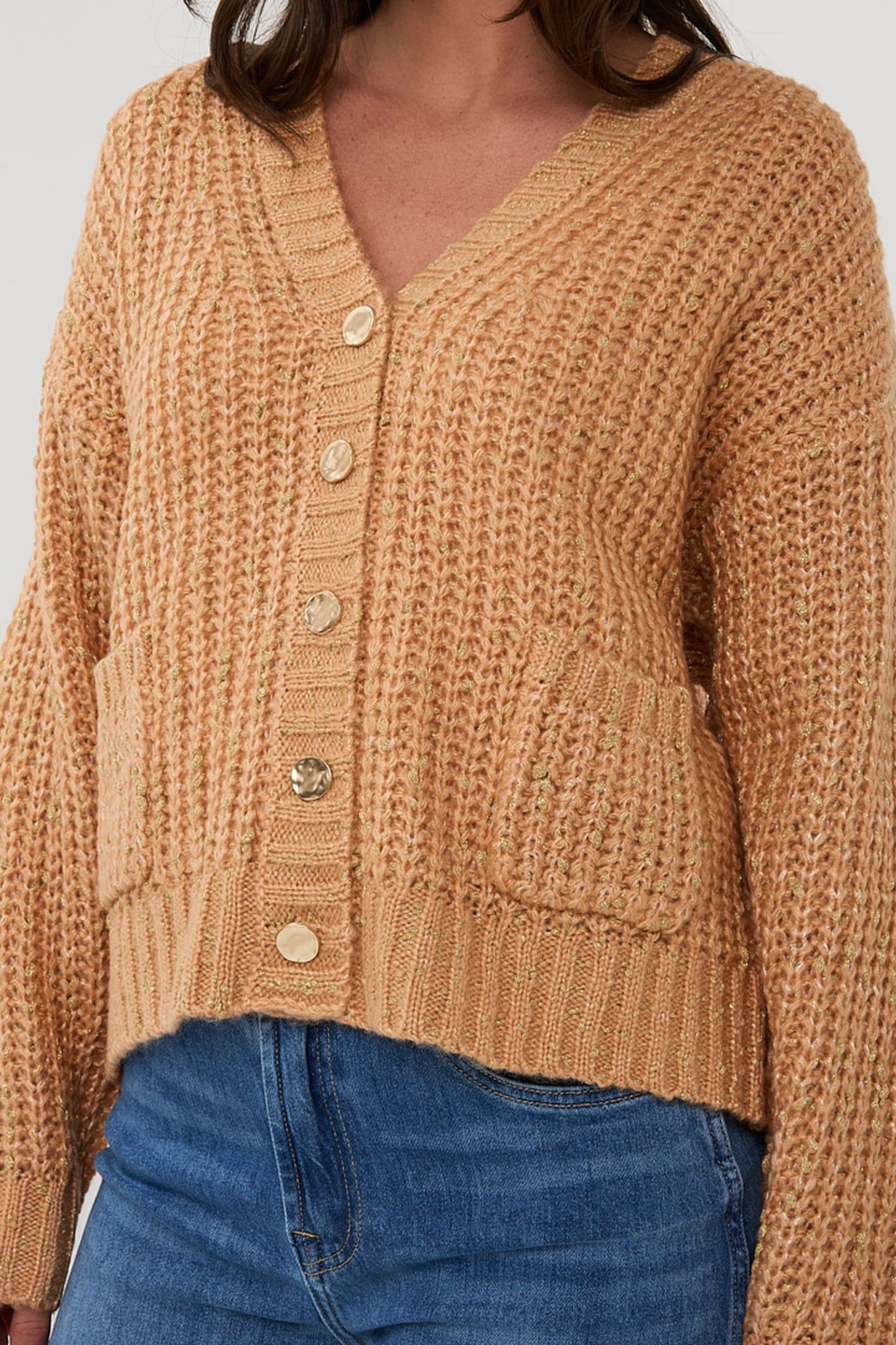 CARDIGAN OVERSIZE LUREX CANDY 7