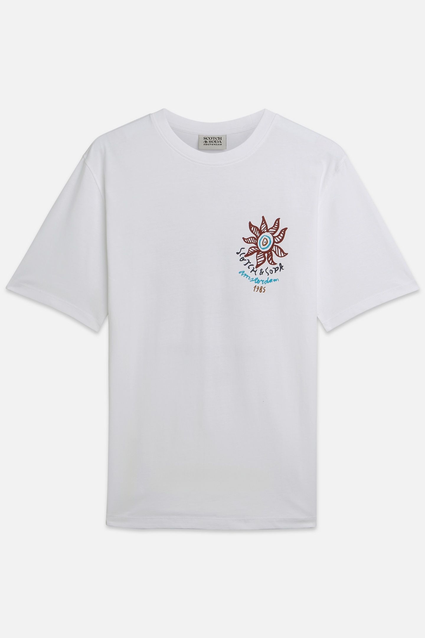 FRONT AND BACK ARTWORK REGULARFIT TSHIRT WHITE/PASTEL 4
