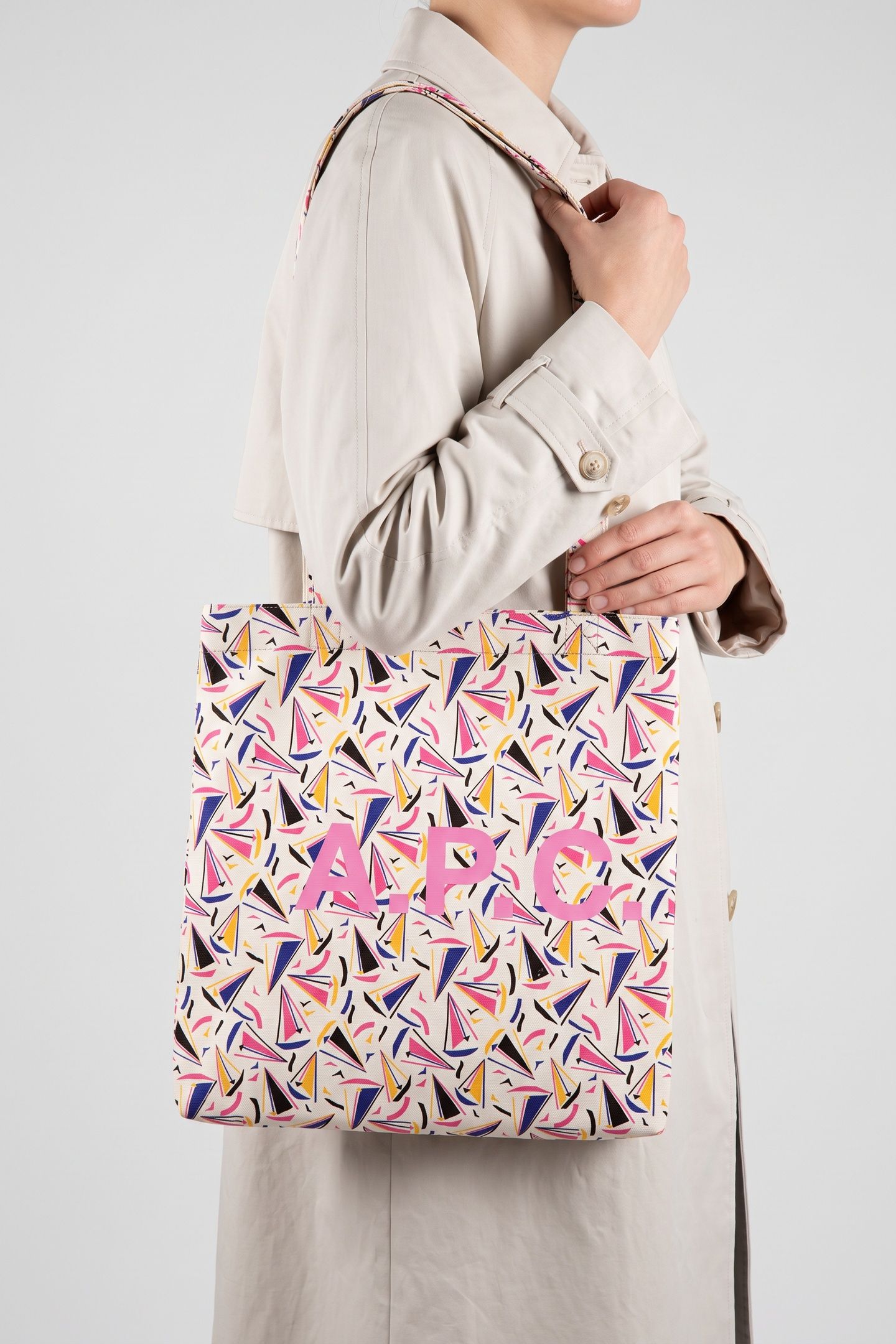 UNISEX TOTE LOU OFF-WHITE 2