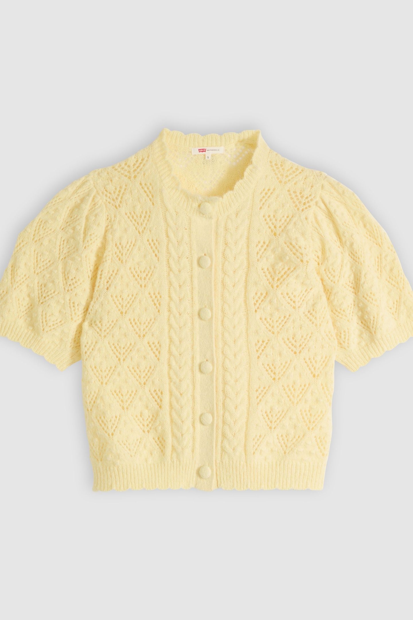 PAULINE POINTELLE SHORT SLEEVE CARDIGAN 4