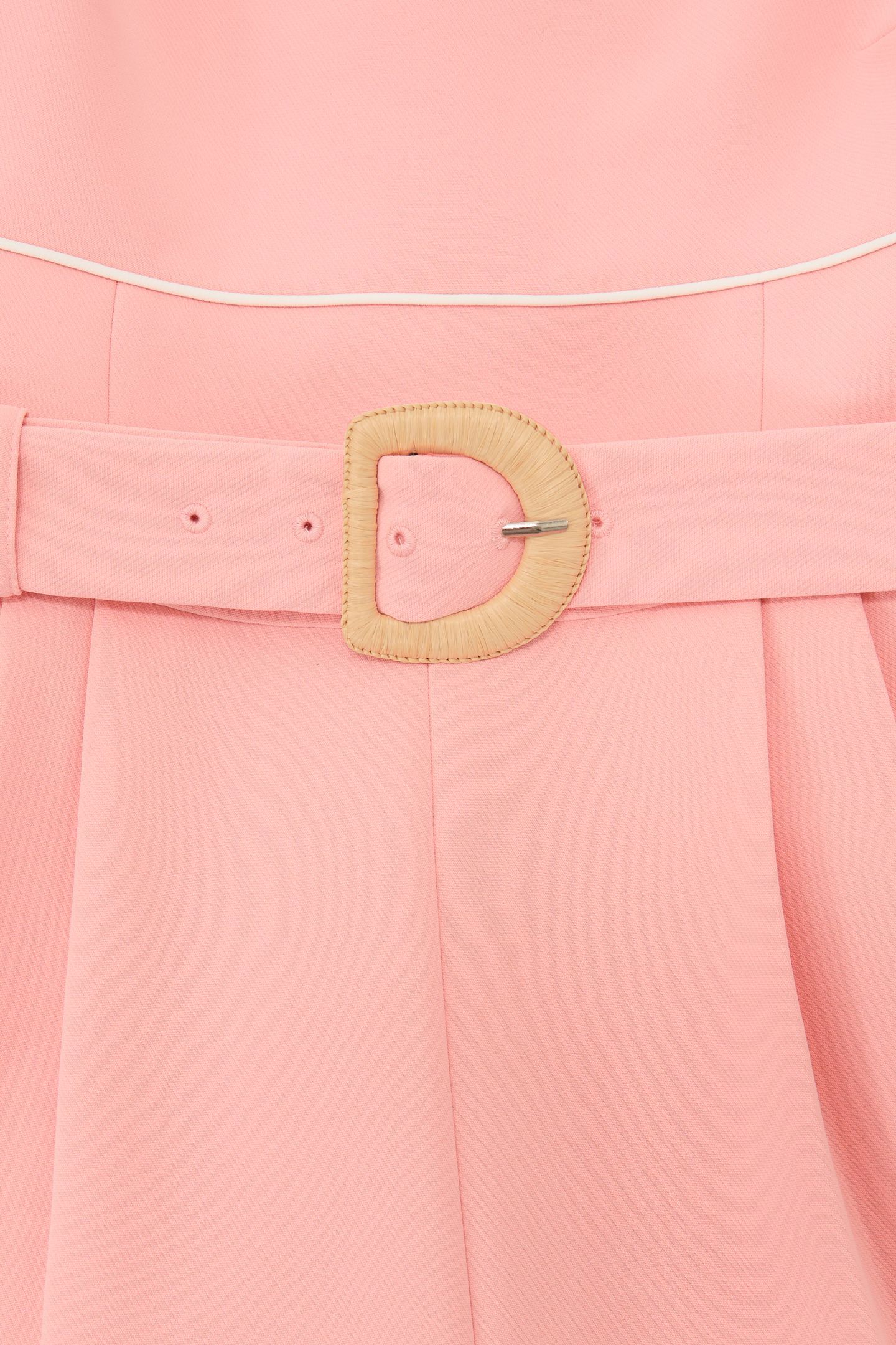 TIPPED STRUCTURED JUMPSUIT PINK 7