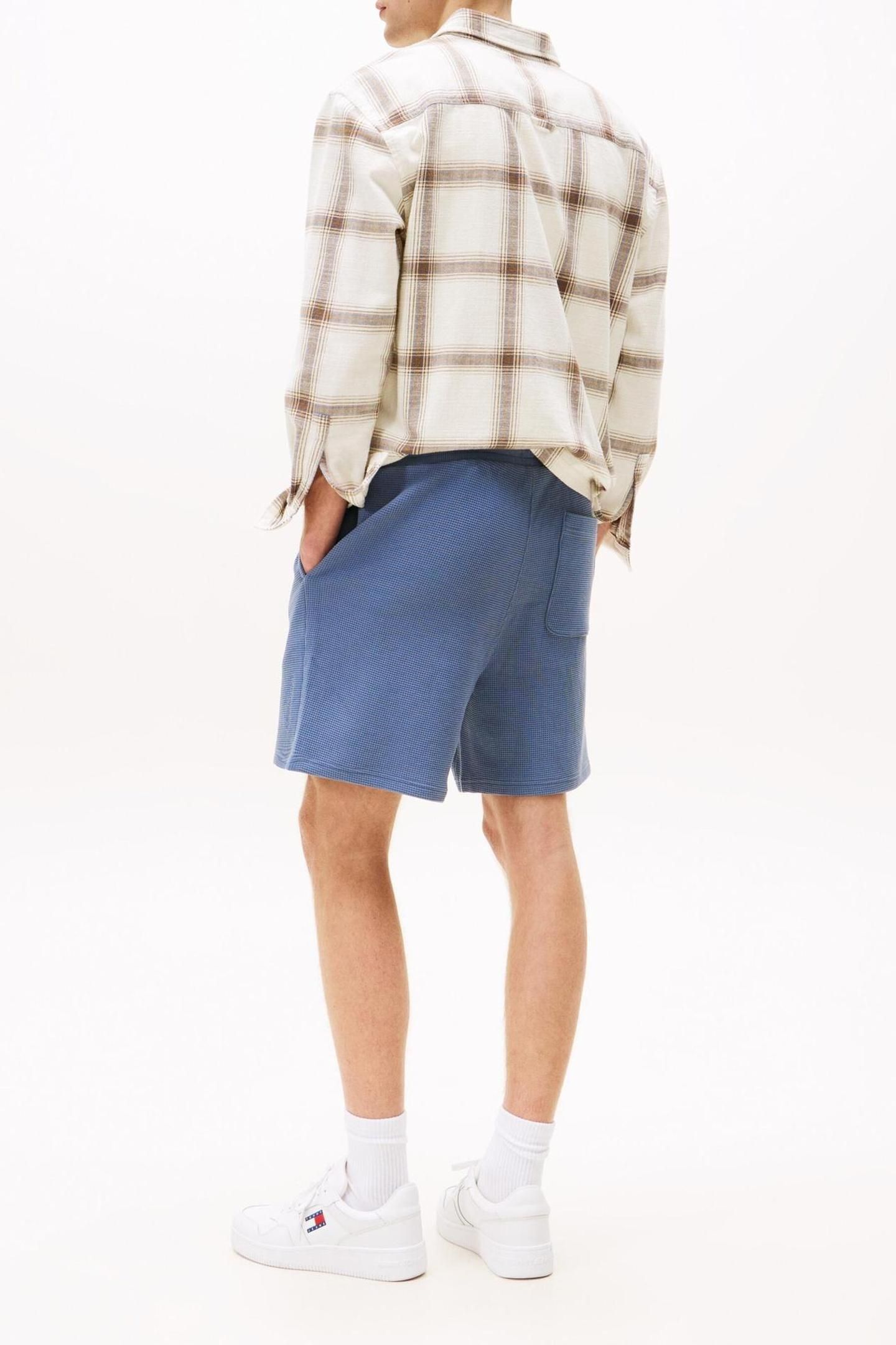 TJM RELAXED WAFFLE SCRIP BLUE MOMENT 3