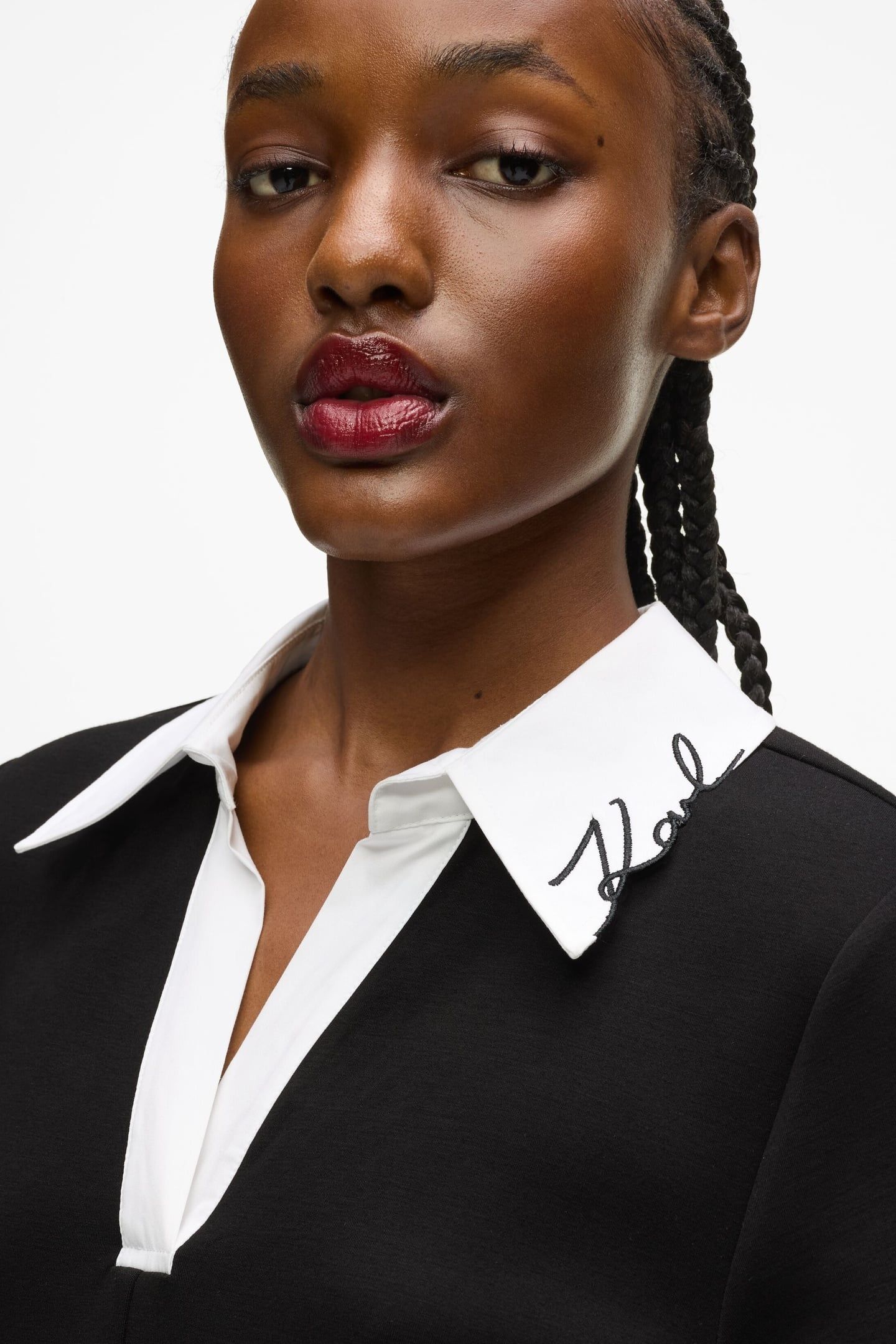 SIGNATURE COLLAR JUMPSUIT BLACK 6