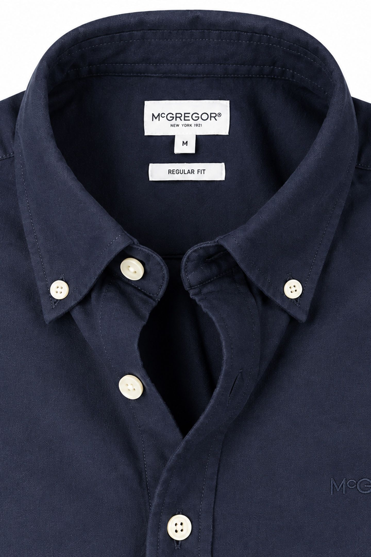 FLANNEL OXFORD SHIRT NAVY 3