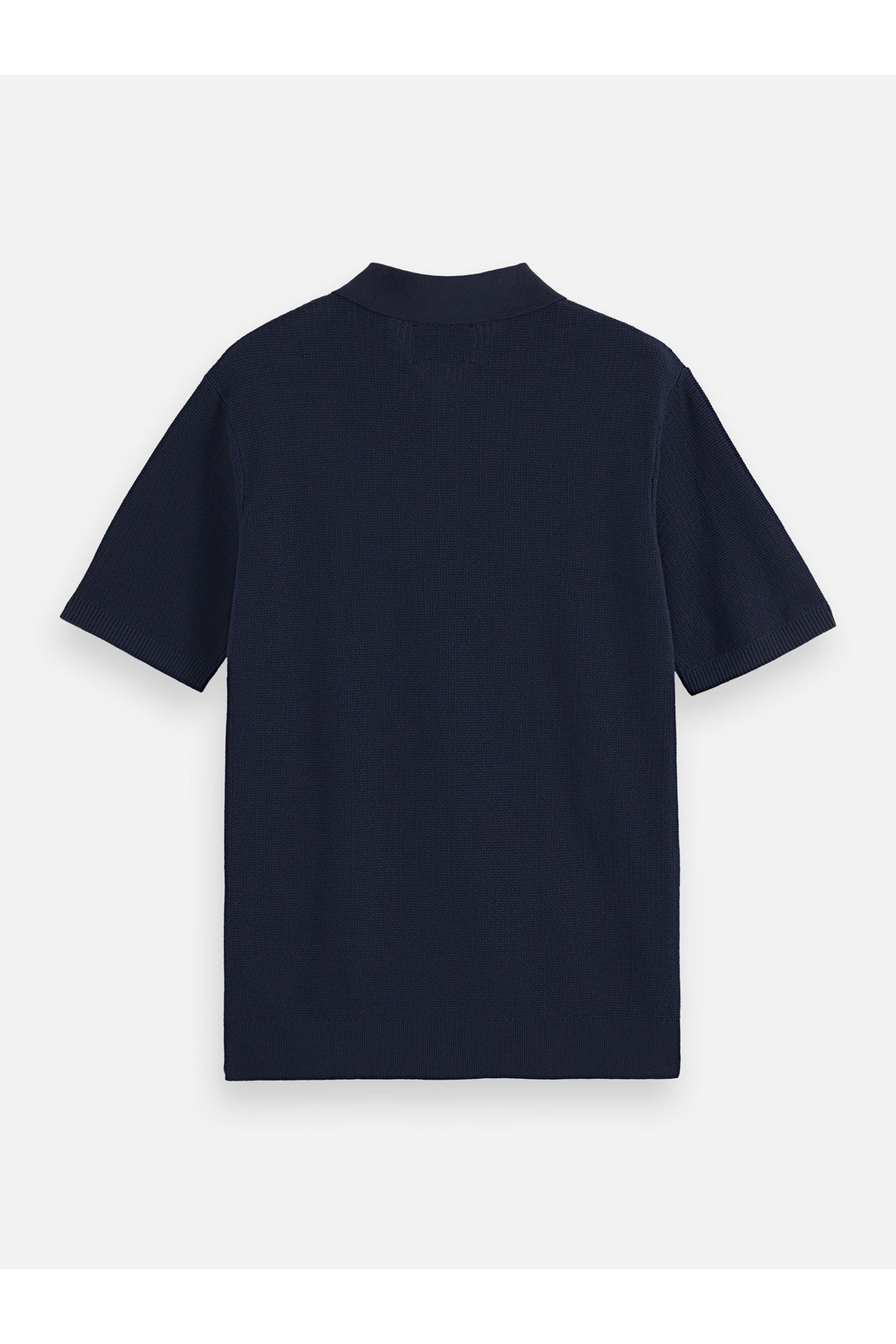 CORE - STRUCTURED KNITTED REGULAR-FIT POLO NAVY 5