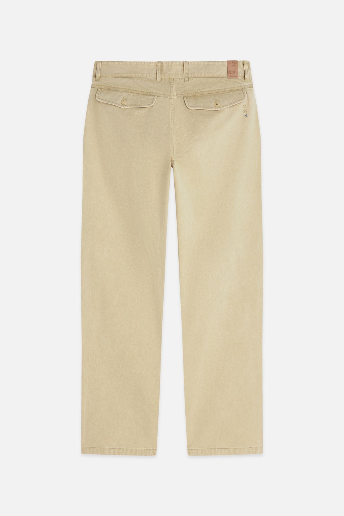THE ZEE WASHED COTTON TWILL WORKER PANT BRIGHT YELLOW 2