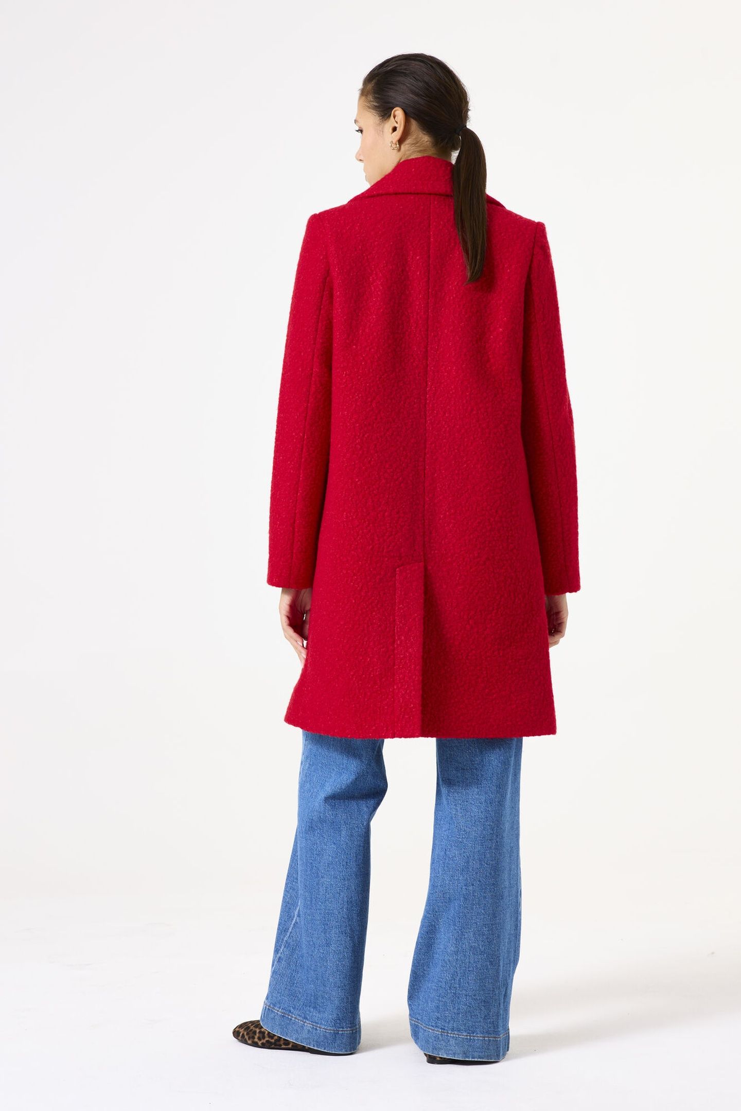 LADIES OUTDOOR JACKET TRUE RED 3
