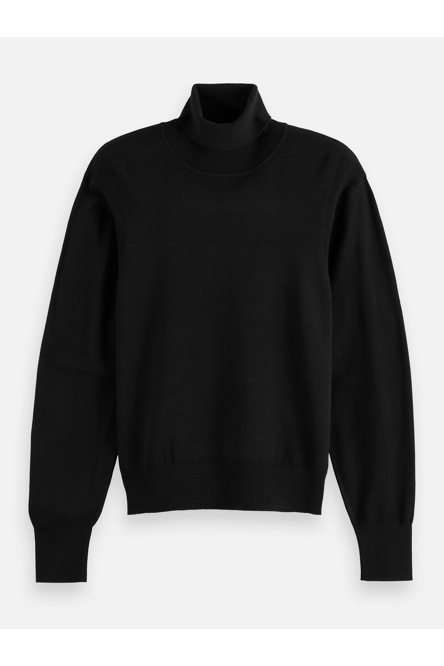 CORE ROLL NECK RELAXED PULLOVER BLACK 5